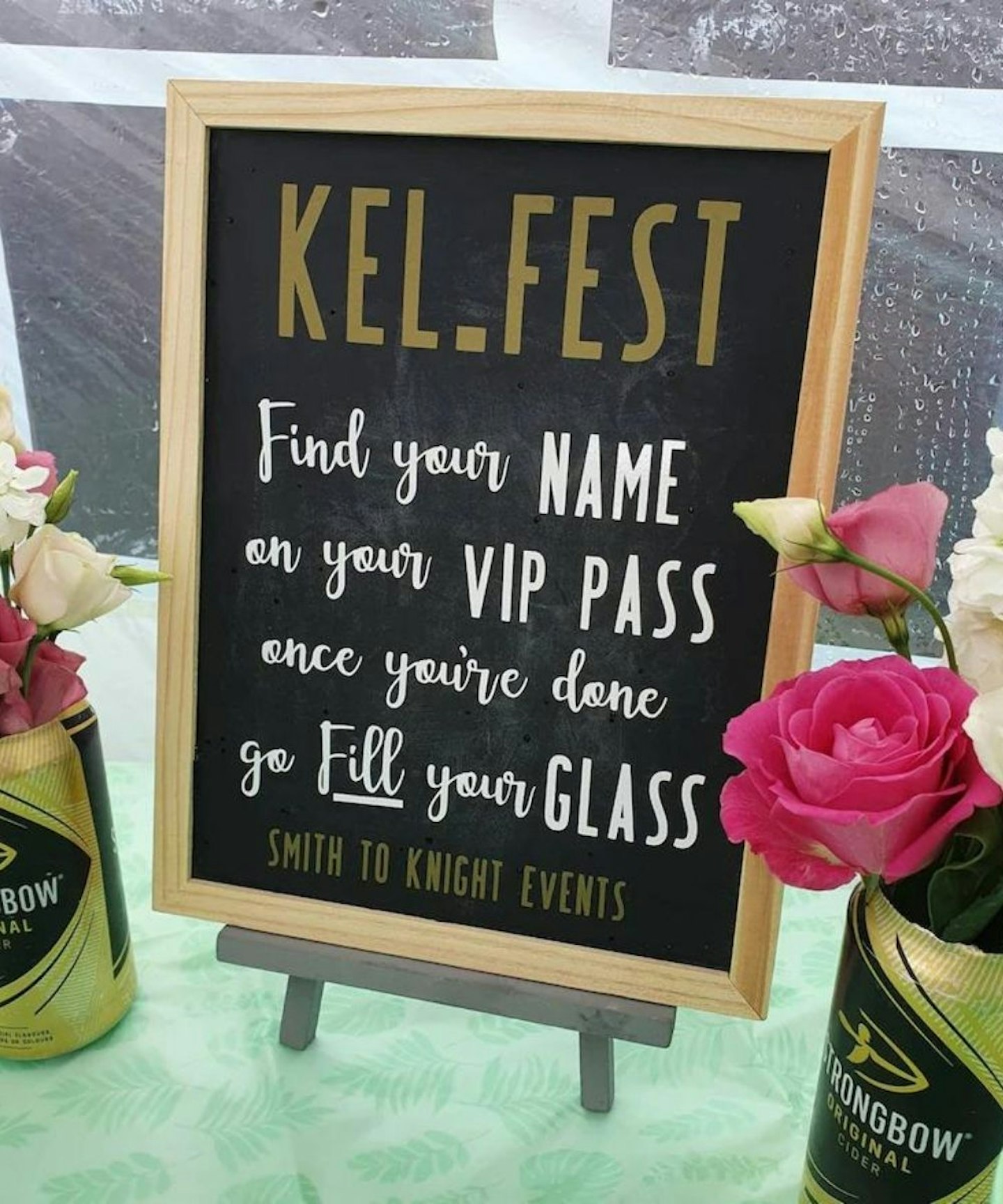 Festival Hen Party Sign