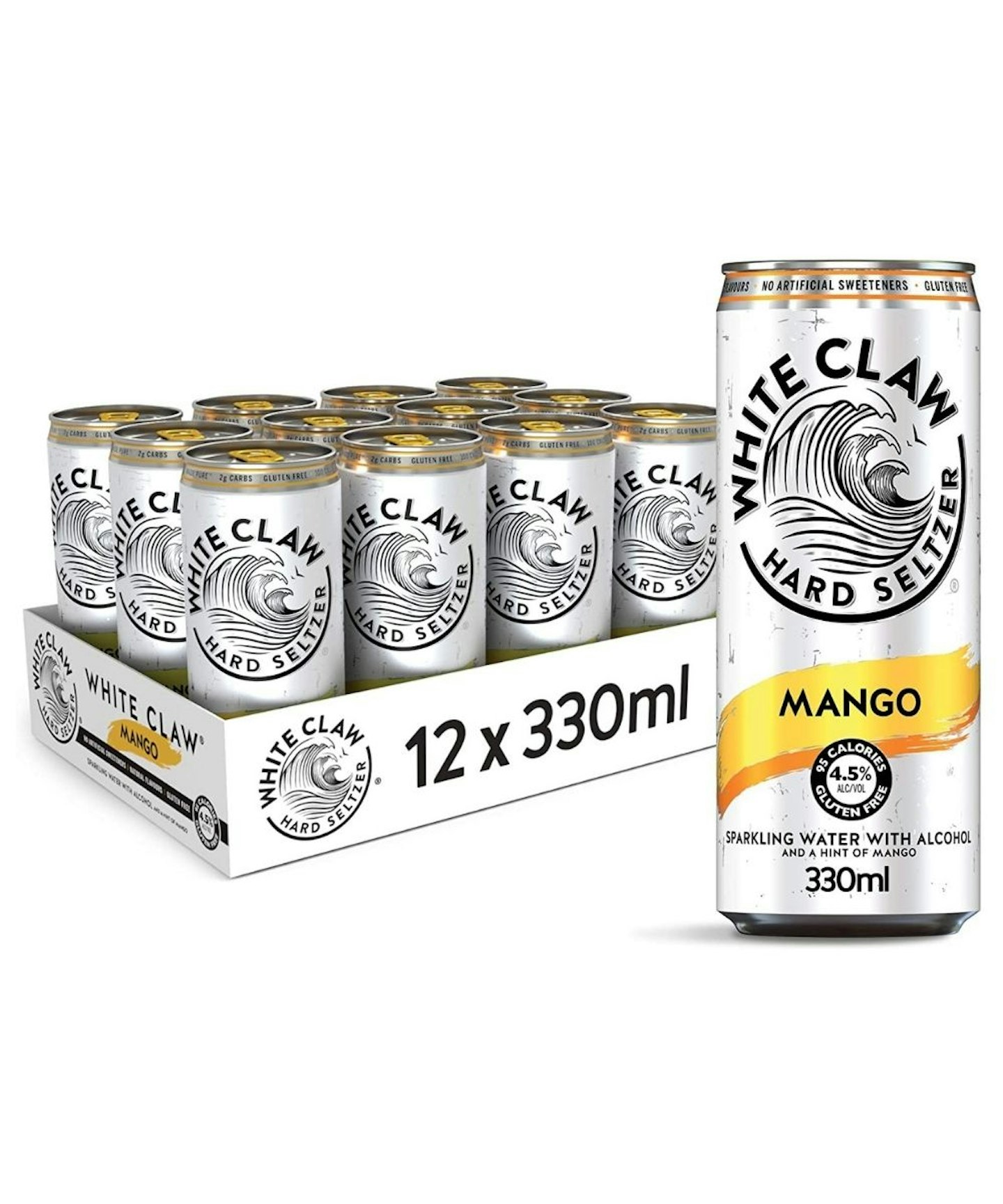 White Claw Hard Seltzer Mango (12 x 330ml)