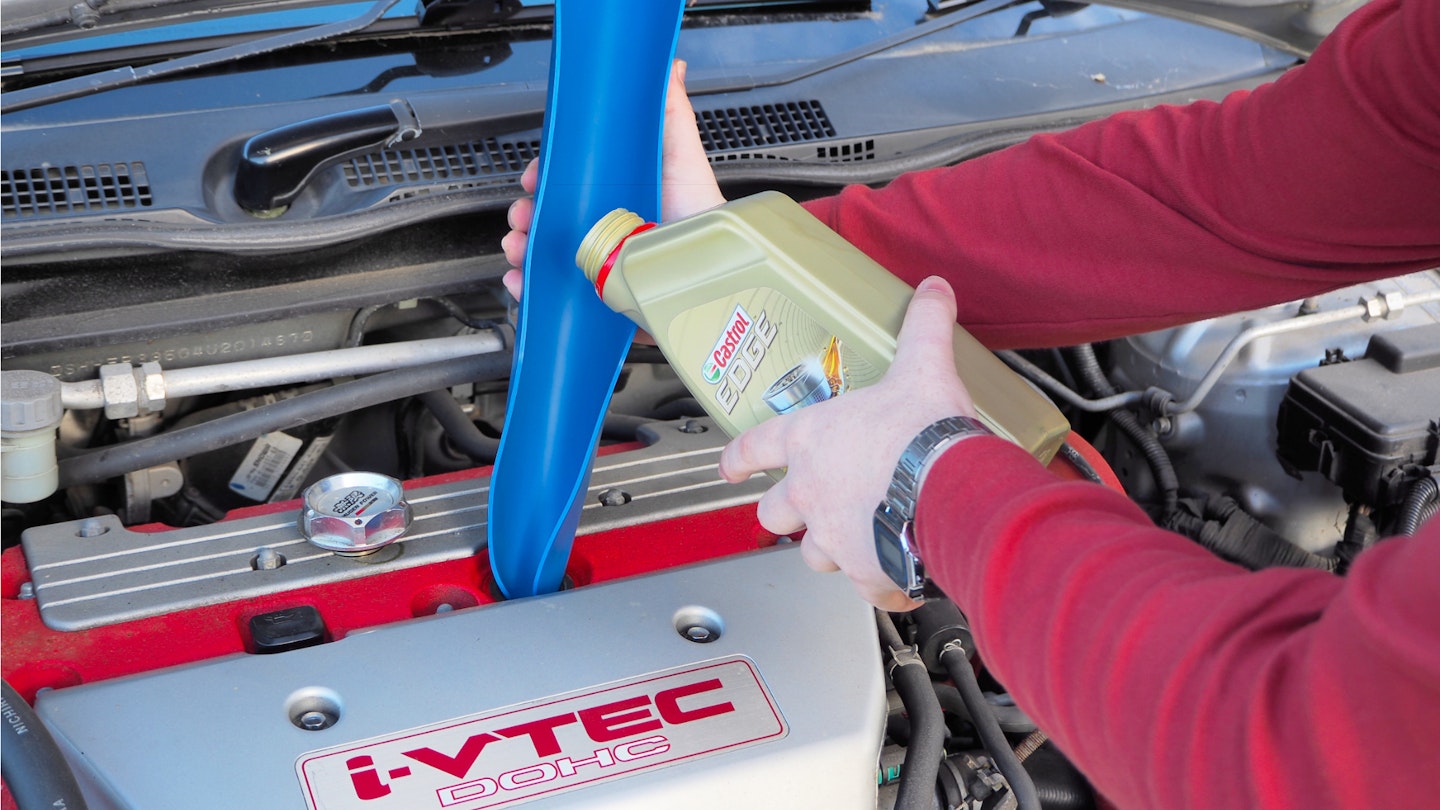 Honda oil top up