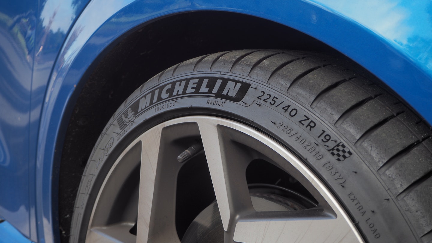 Michelin tyre on a Ford Puma ST