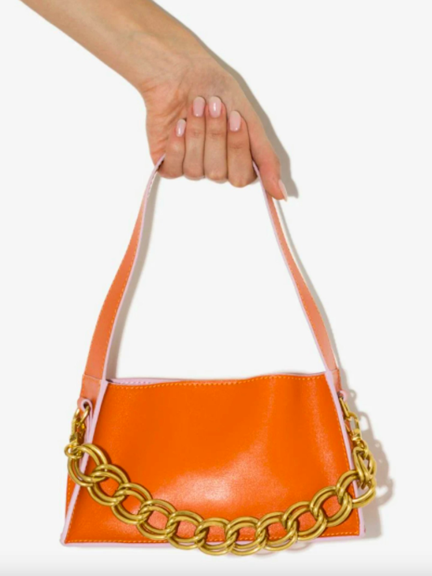 Manu Atelier, Orange Kesme Bag, £350