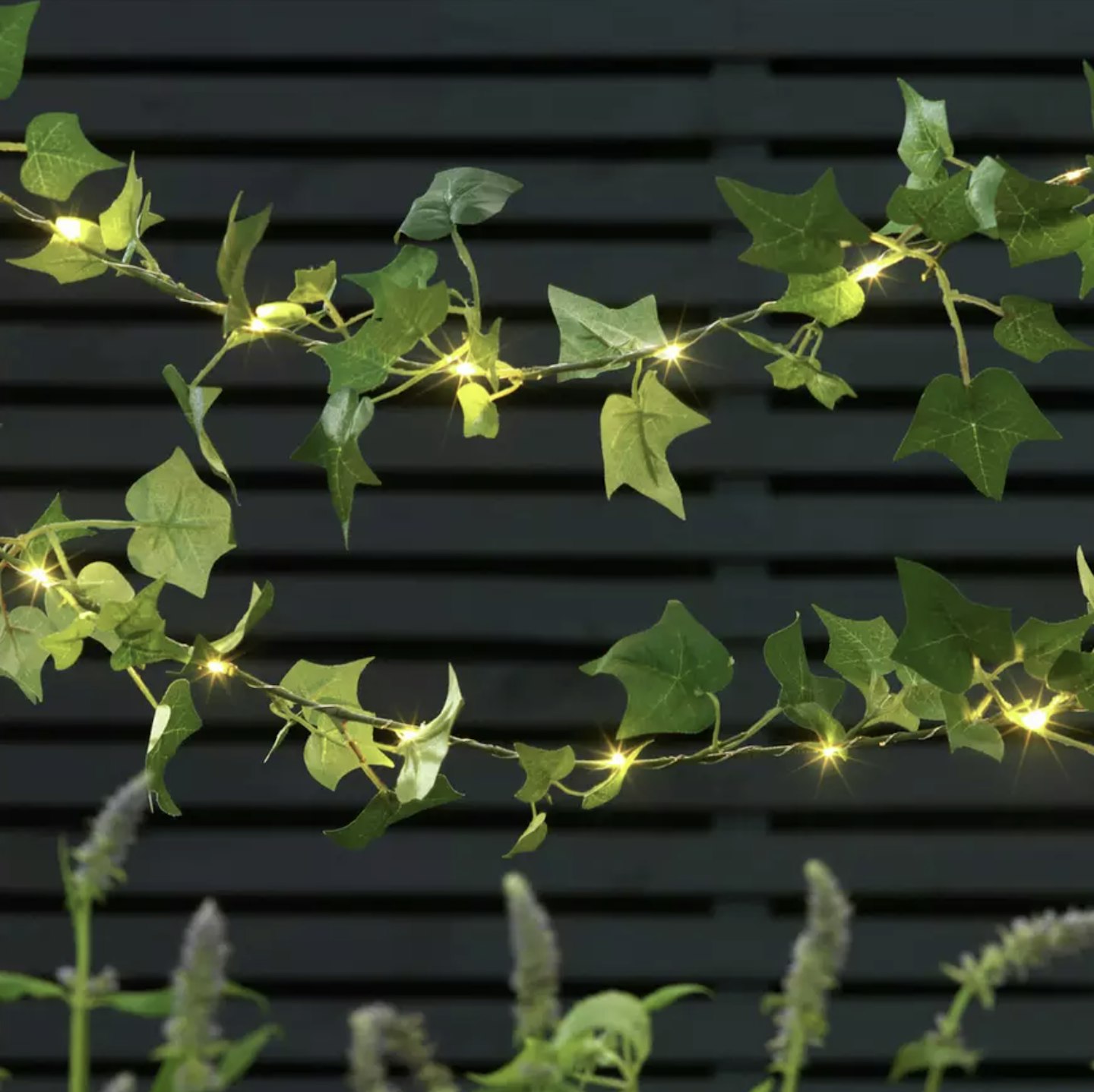 Solar String Lights With 20 LED Cute Bee For Wilko Garden