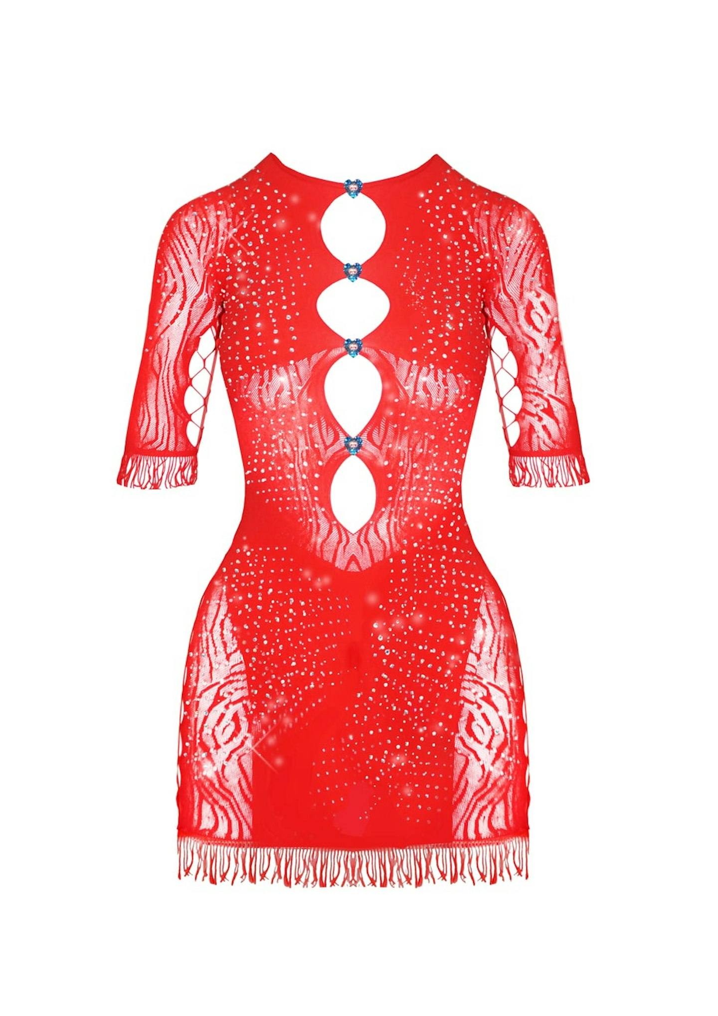 Poster Girl, Rhinestone-Embellished Miranda Dress, £176