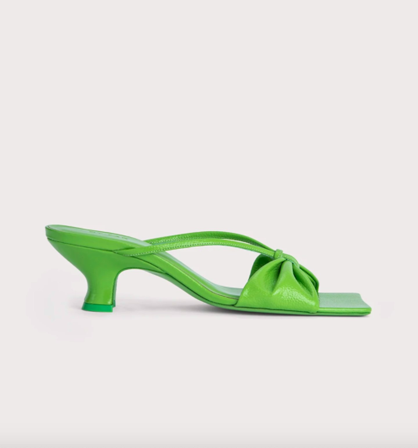 By Far, Freya Pistachio Gloss Grained Leather, £310