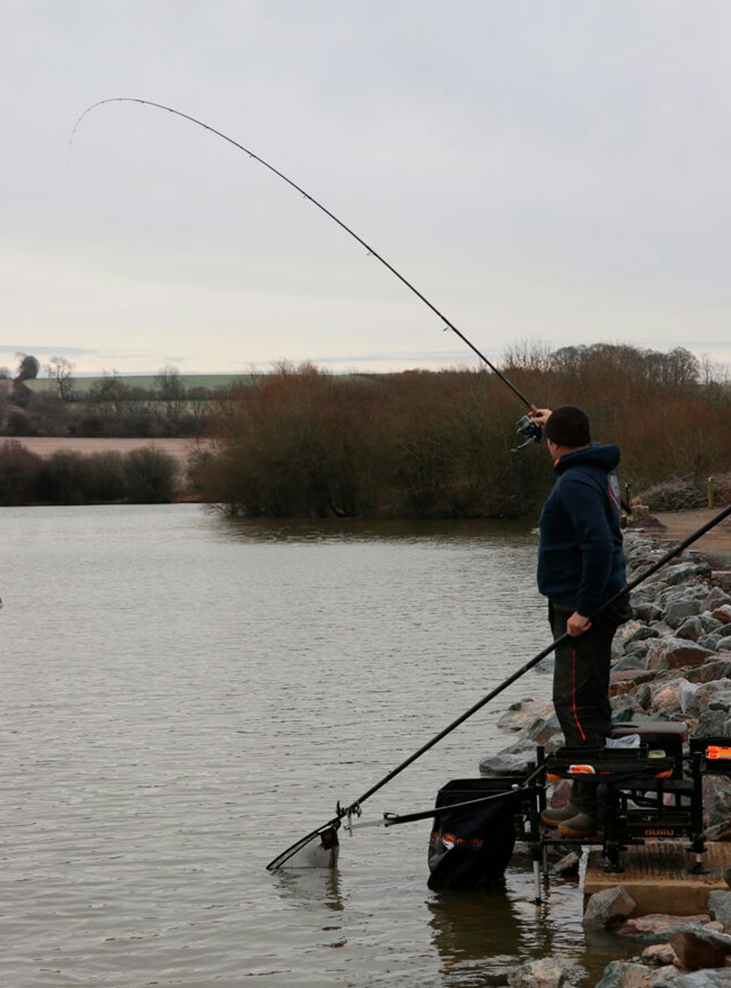 Point your rod up