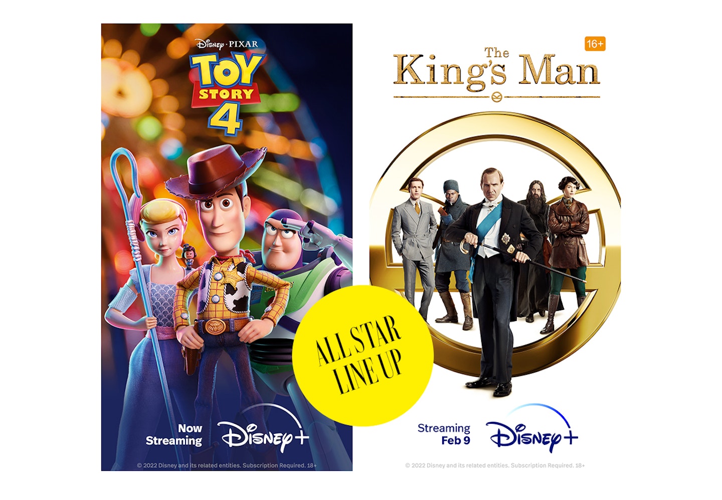 Disney+ Toy Story, The Kings Man