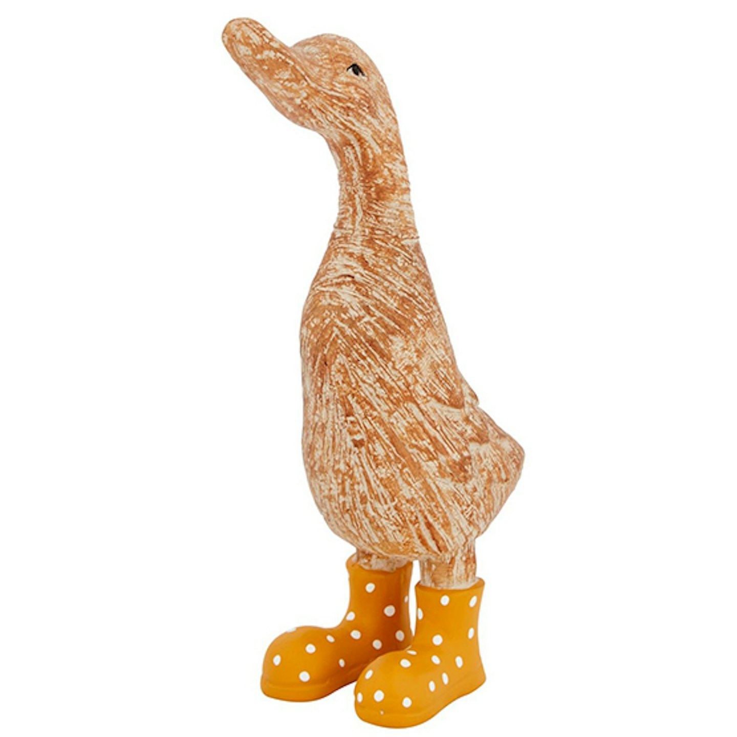 Standing Duck White With Yellow Wellies