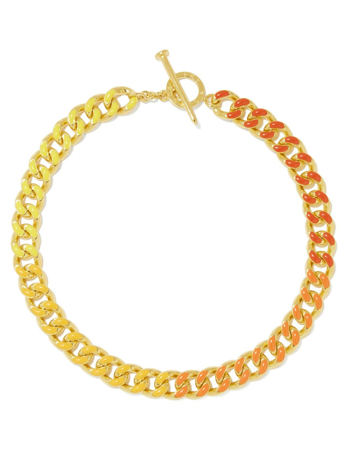 Fry Powers, Sunshine Enamel & 14kt Gold-Plated Necklace, £1,708