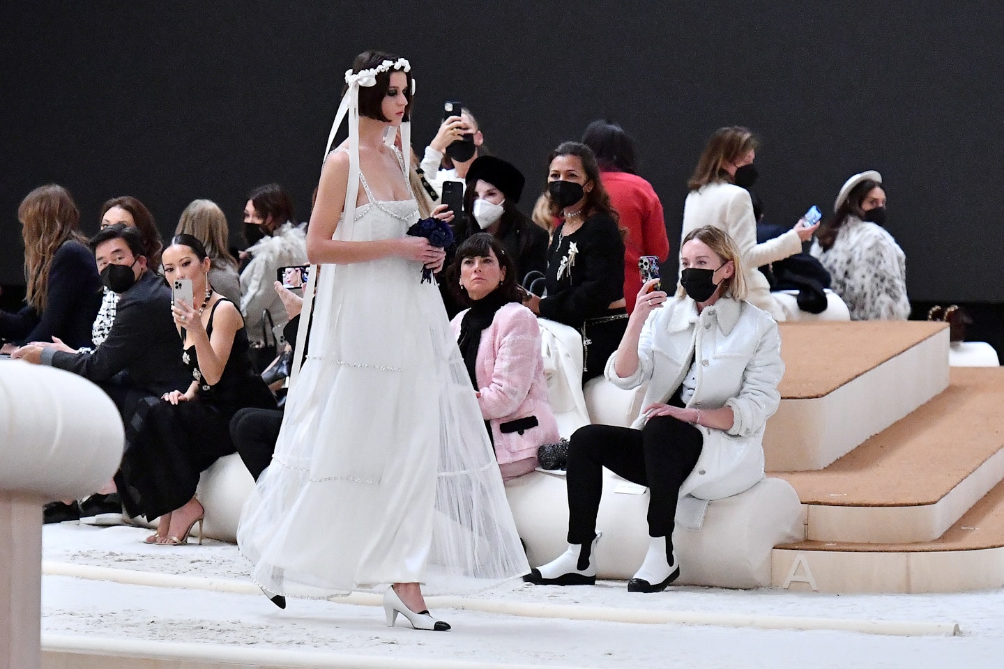 Margot Robbie At Chanel's Couture Spectacular 2022
