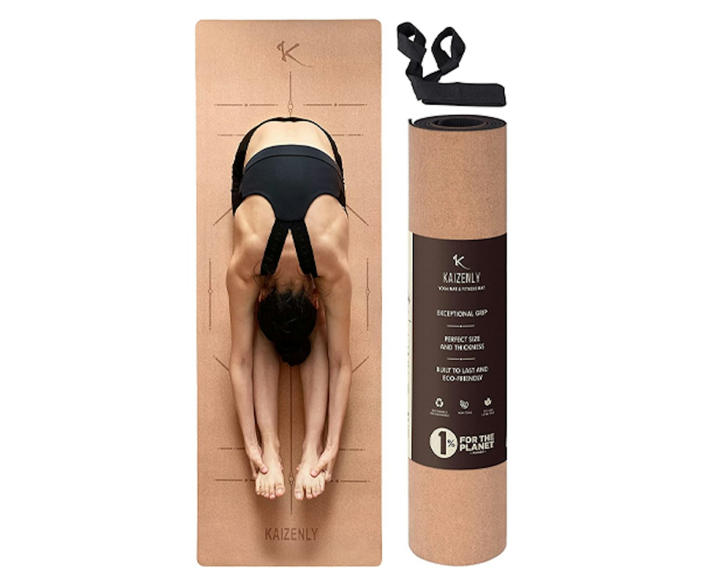 Complete Eco-Friendly Yoga Kit - Cork Mat, Recycled Bag, Cork