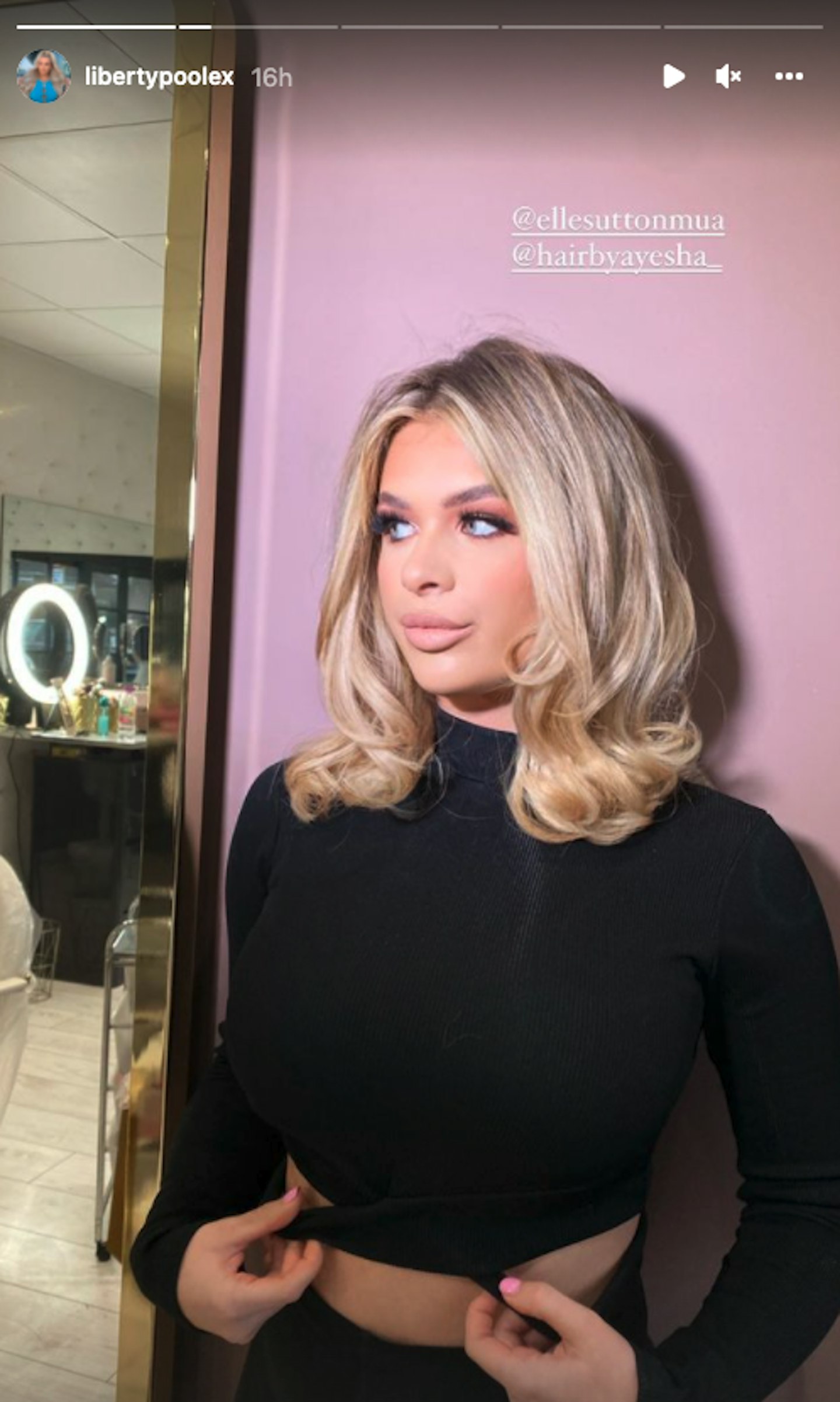 Liberty Poole hair transformation