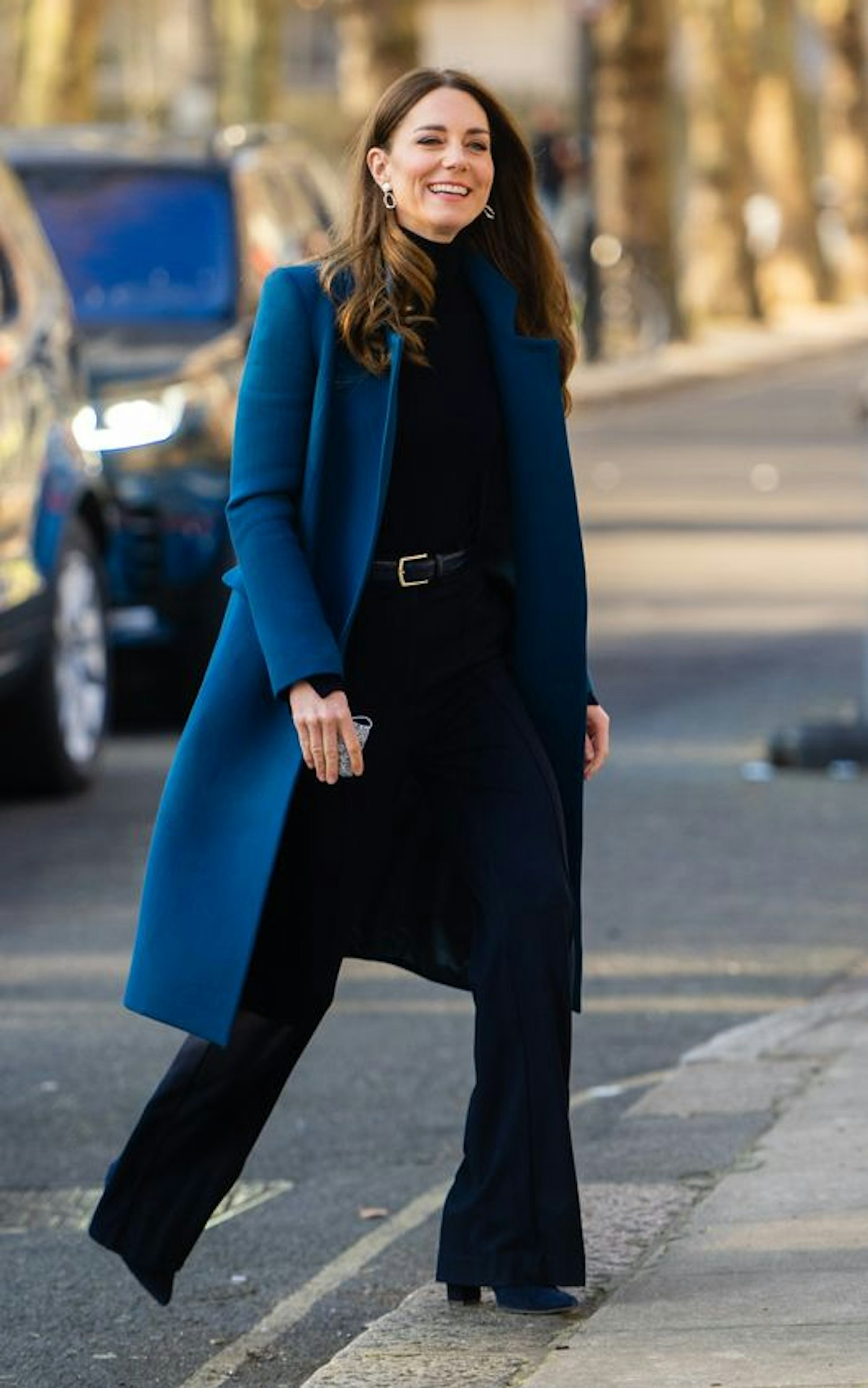 Kate Middleton wearing a polo neck from Zara