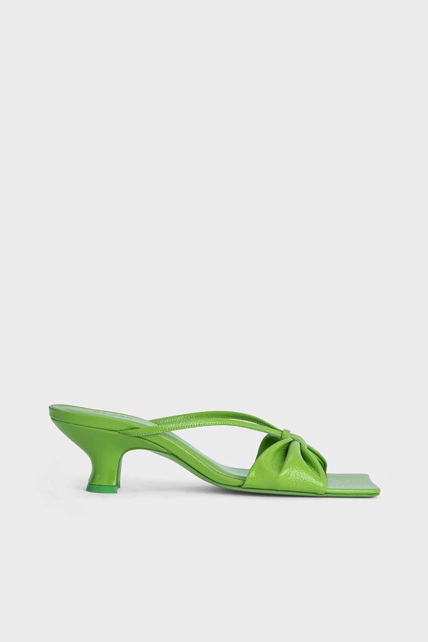 By Far, Freya Pistachio Gloss Grained Leather, £310