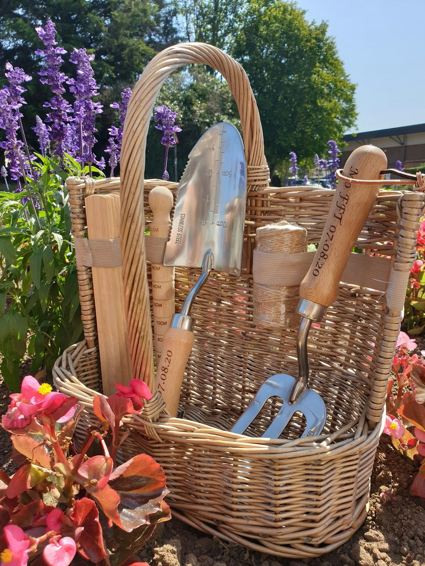 Etsy, Personalised Garden tool gift basket, From £38.99