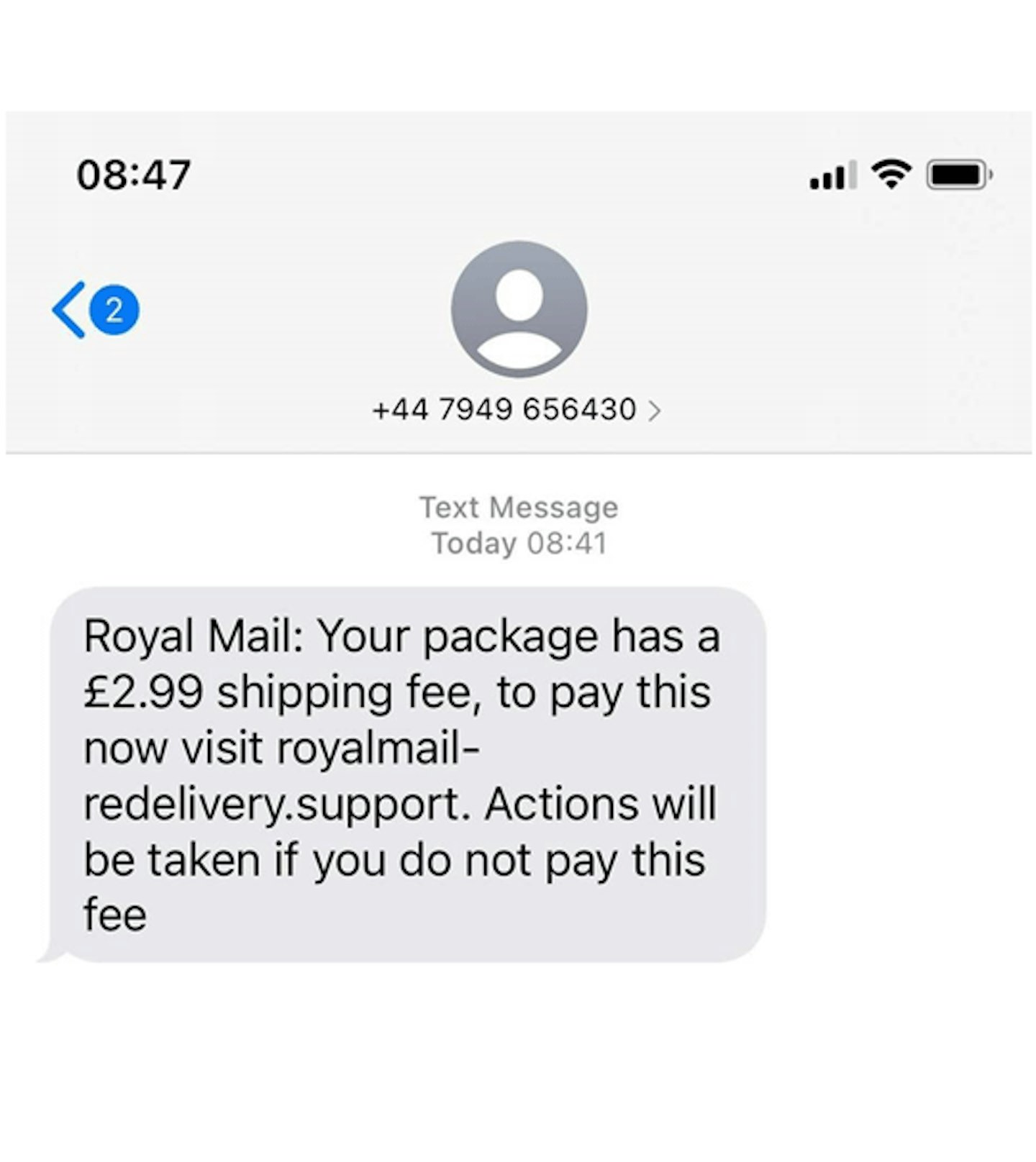 Shipping fee costs