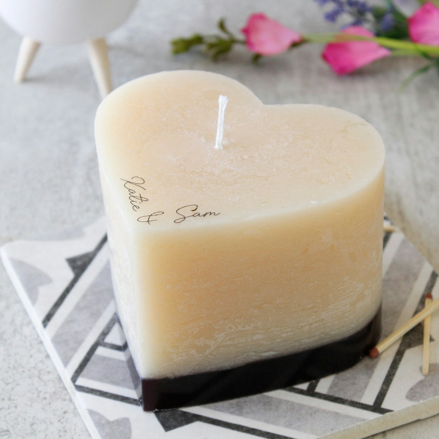 Etsy, Heart Shape Eco Friendly Candle For Couples, From £28.80