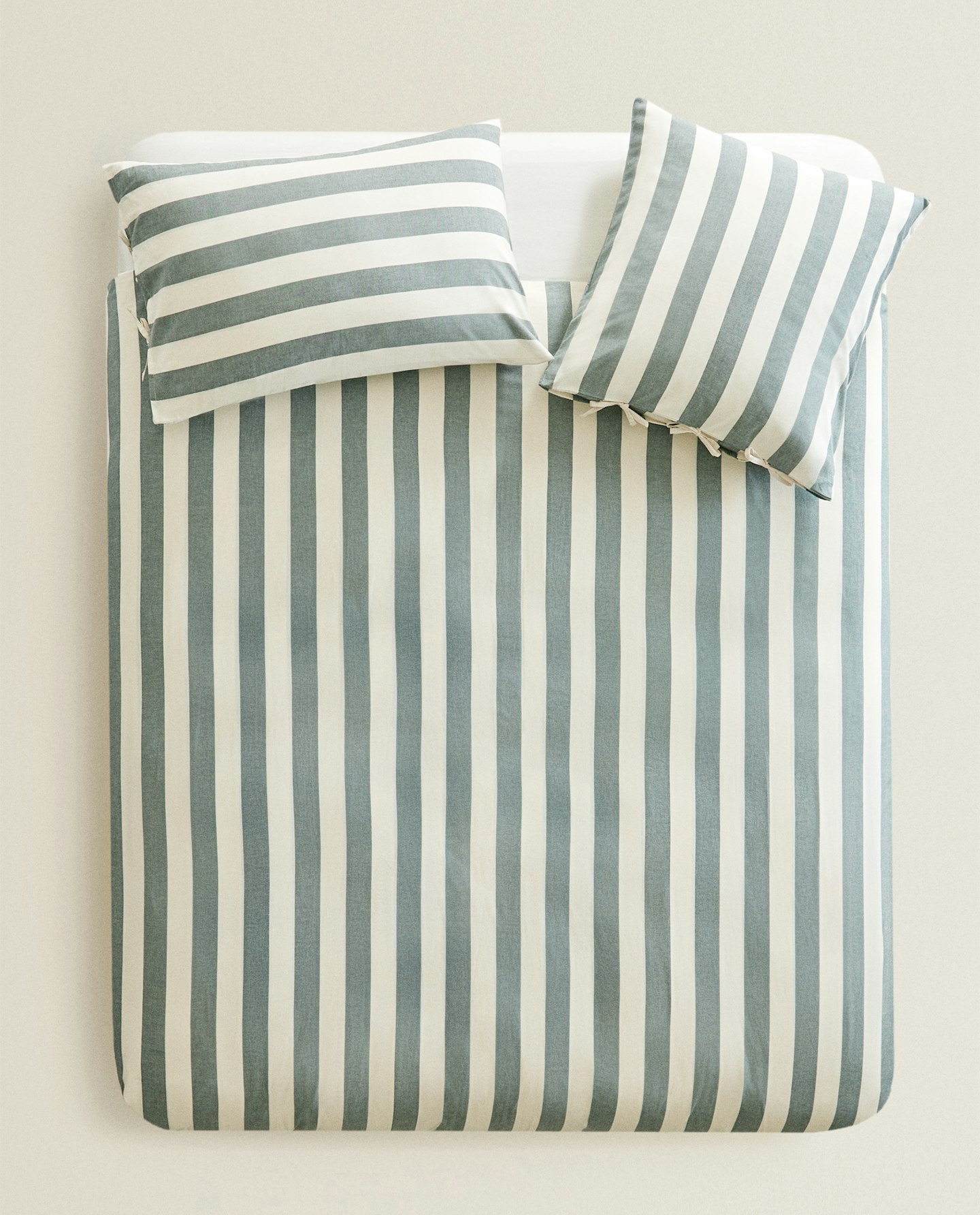 Zara Home, Dyed Thread Striped Duvet Cover, From £59.99