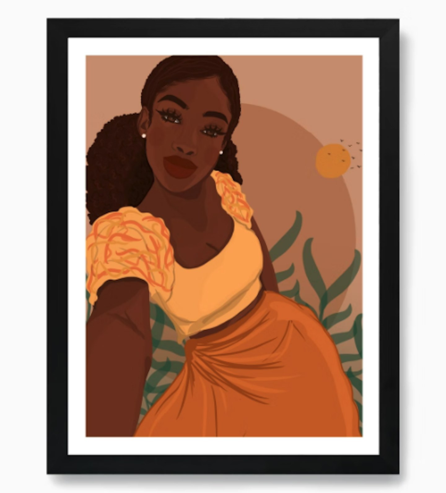 Solange Print Art By Princella