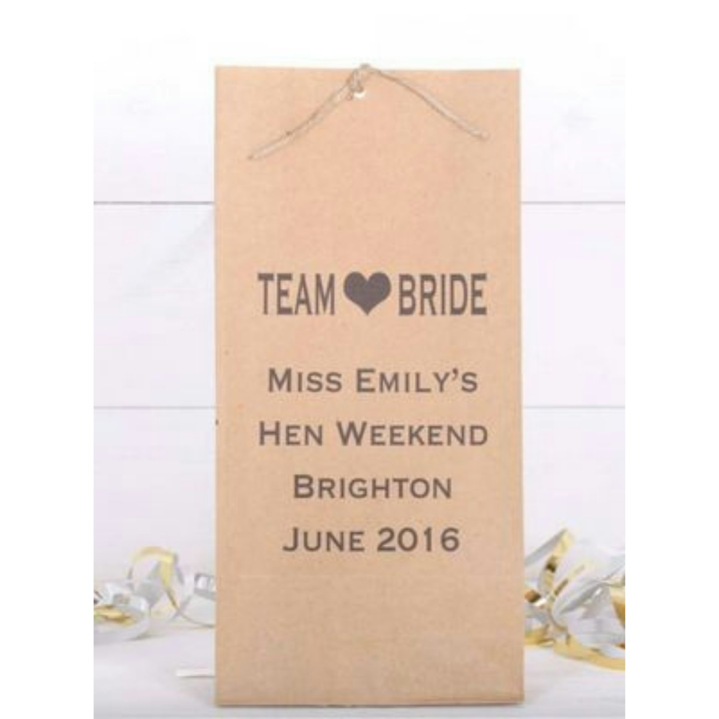 Team Bride Personalised Hen Night Bags
