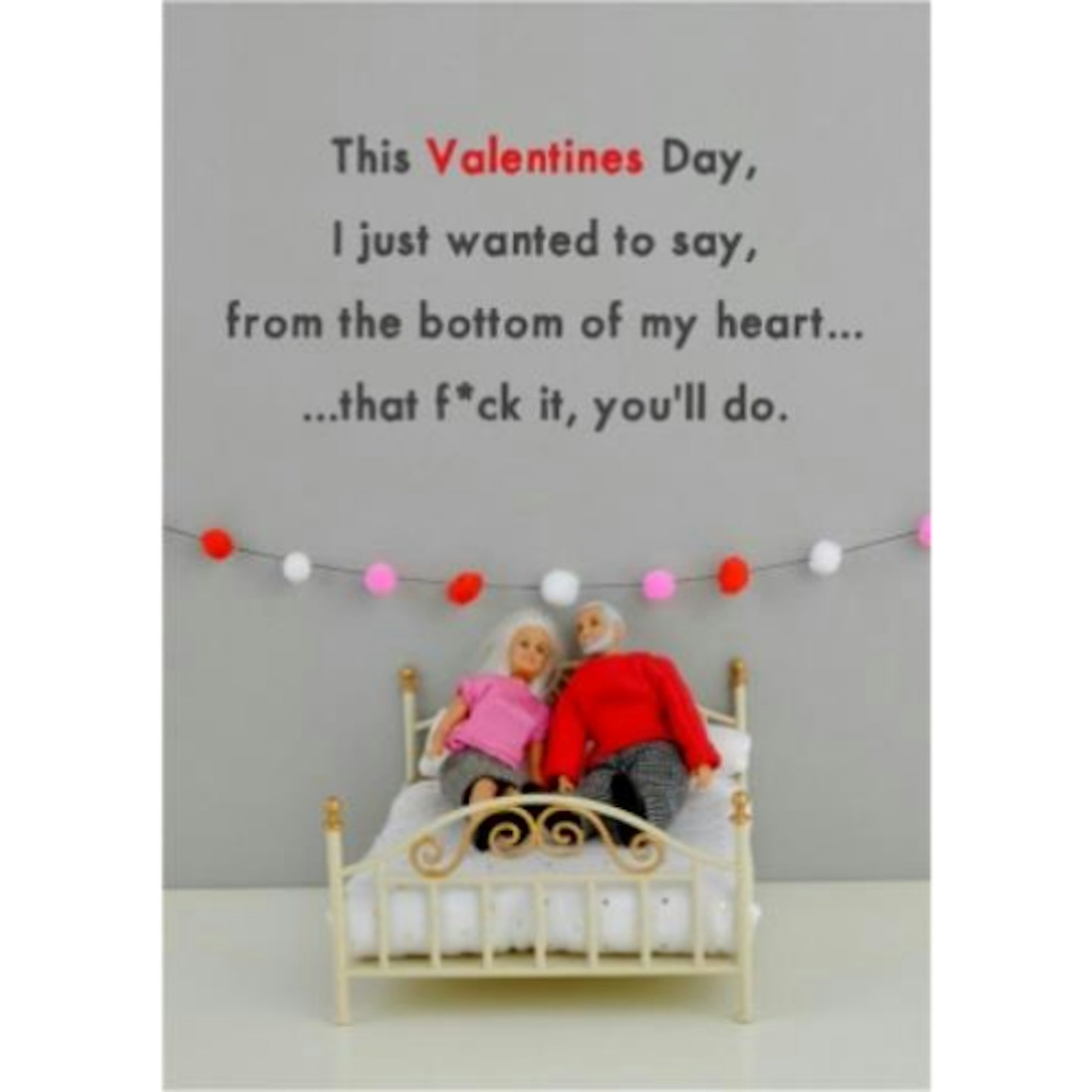 Funny Dolls You'll Do Valentines Card
