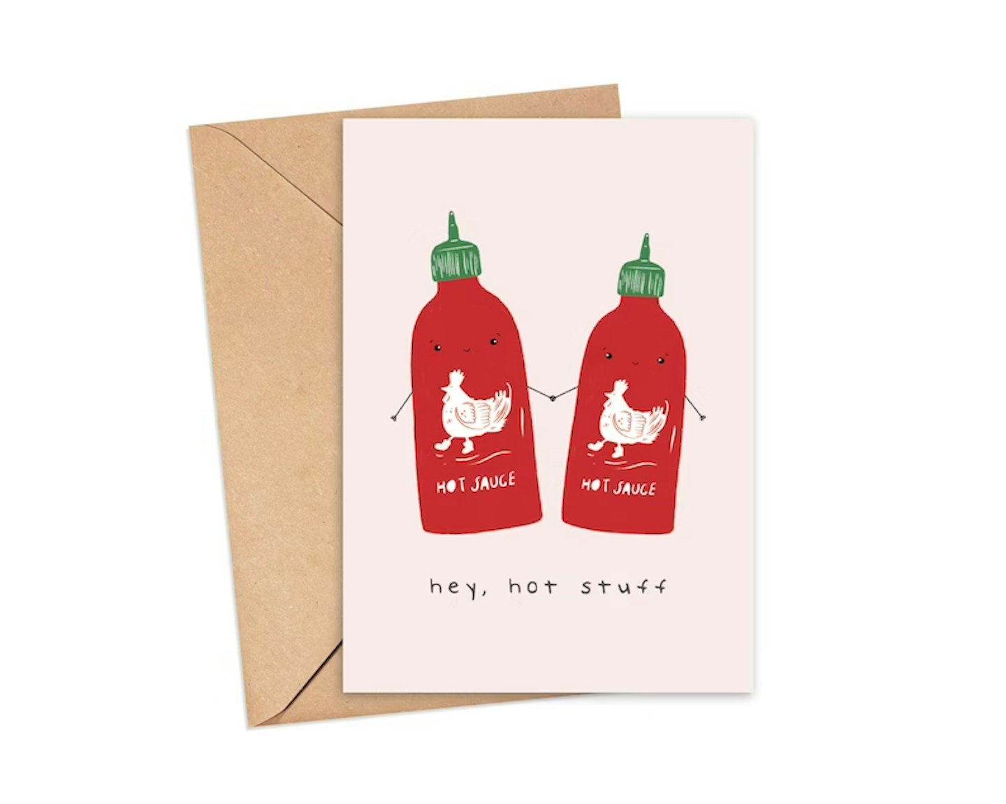 Hey Hot Stuff Funny Valentines Day Card