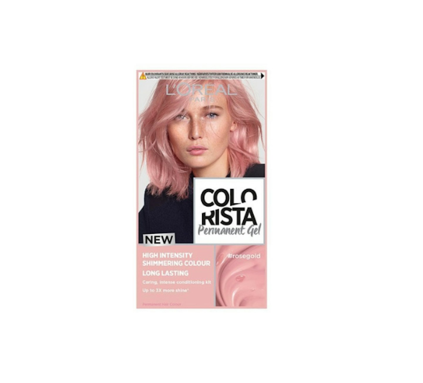 L'Oreal Colorista Rose Gold Pink Permanent Gel Hair Dye