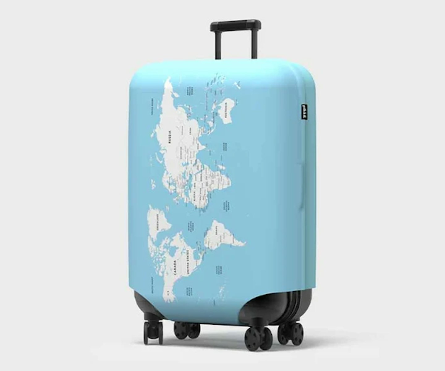 Travel Log Luggage Cover