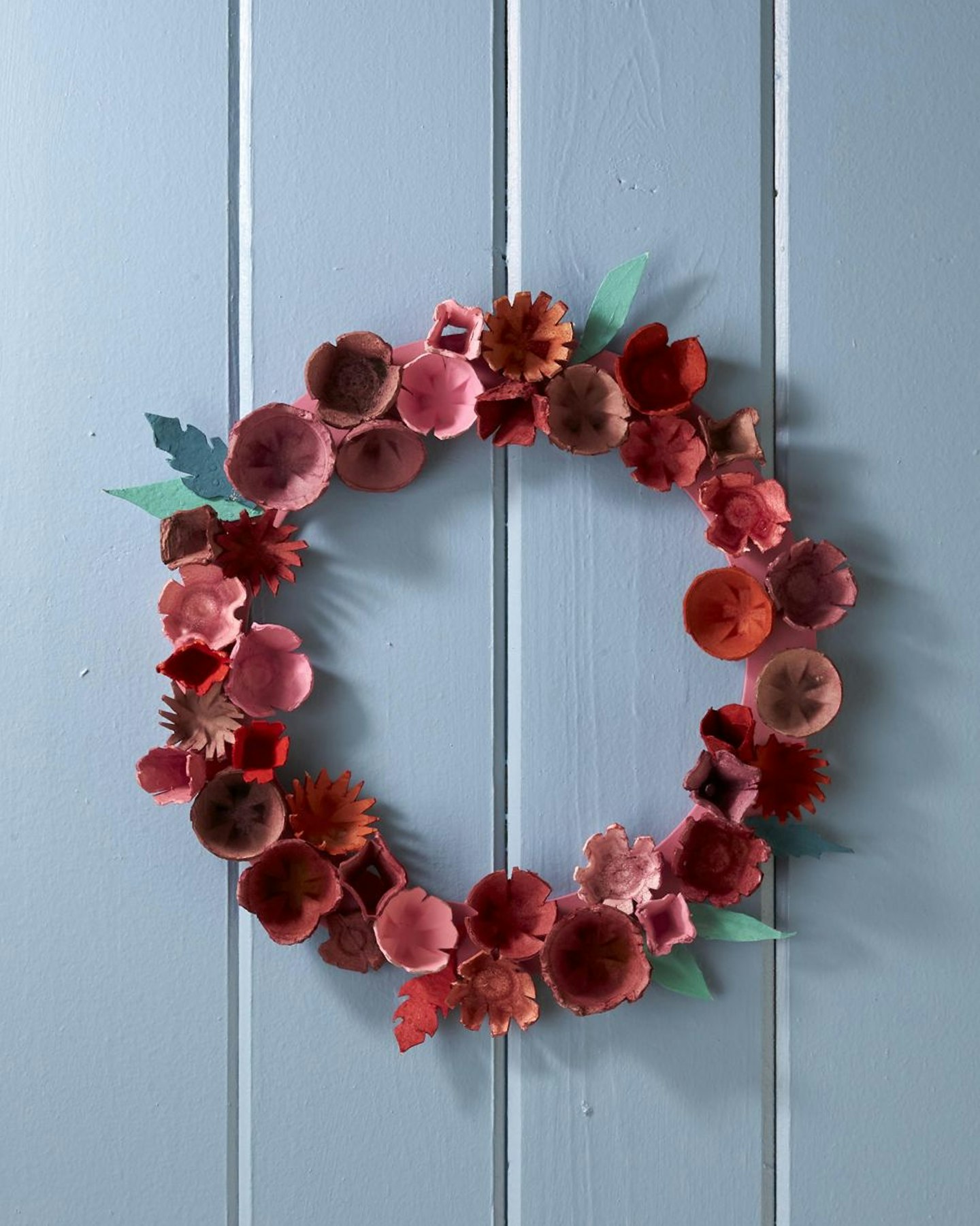 Egg Carton Wreath