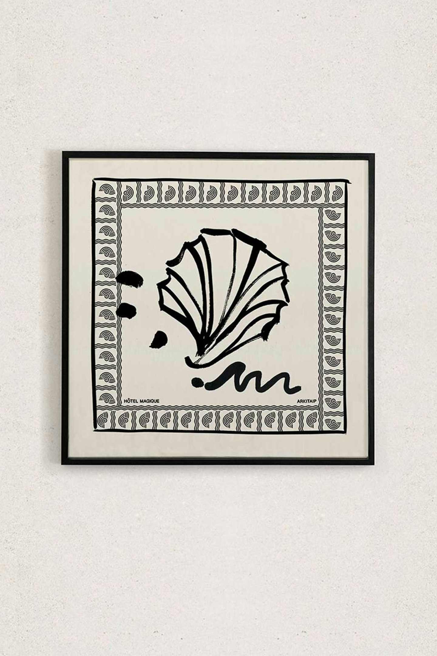 Arkitaip x Hotel Magique, Shell Scarf Wall Art, £145