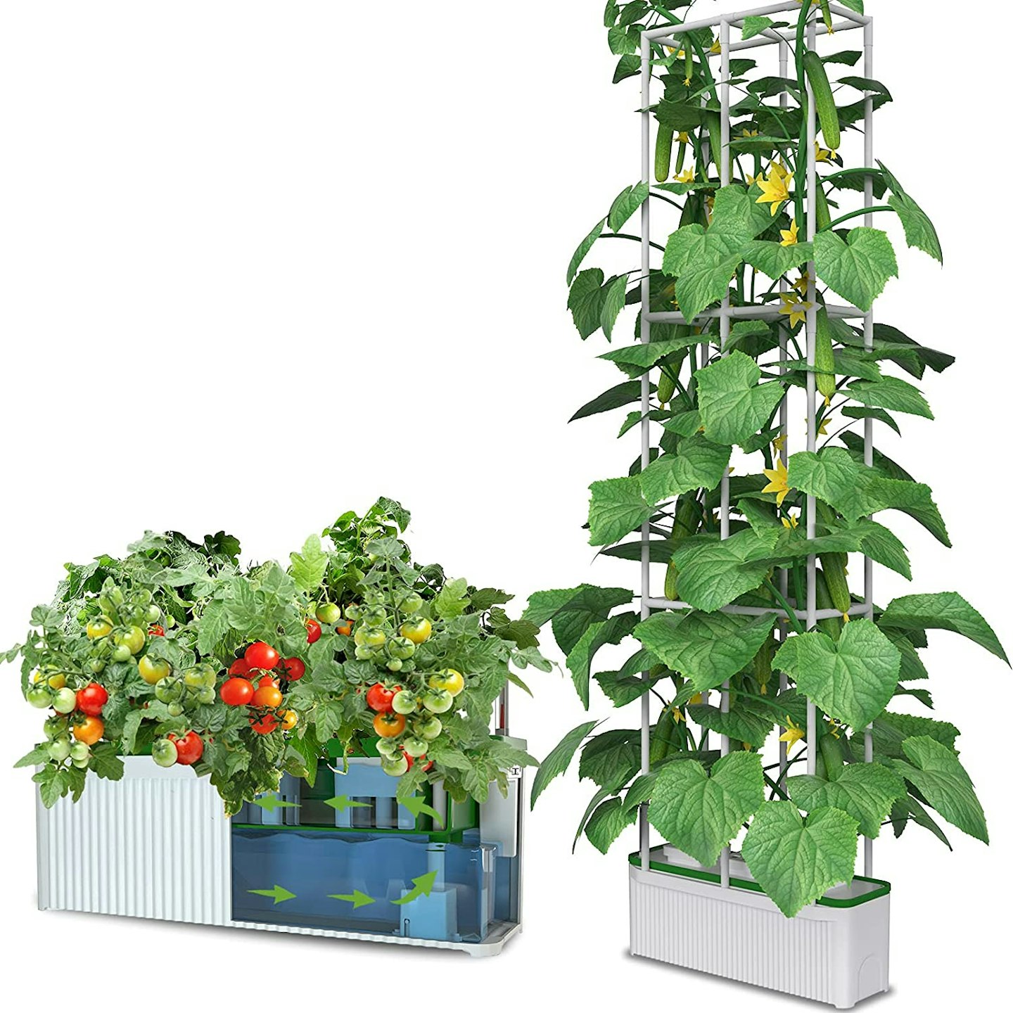 eSuperegrow Hydroponics Growing System 7L with Trellis