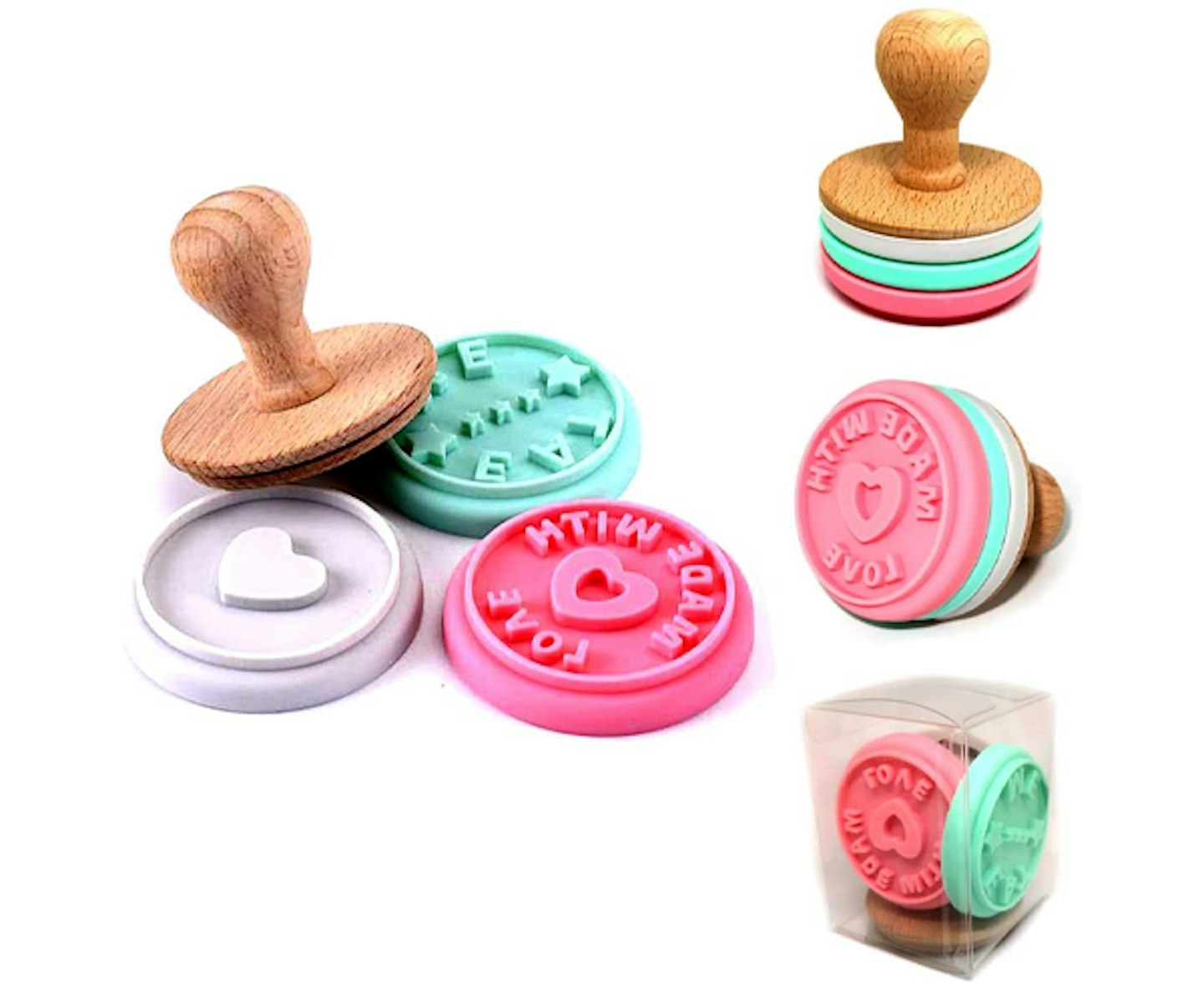 BestWayDigital Silicone Cookie Stamps Home Baking Tool