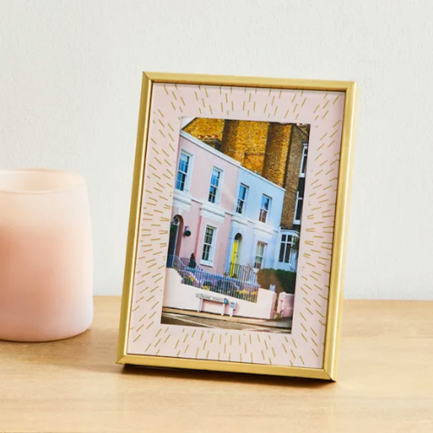 Blush Confetti Frame 6" x 4