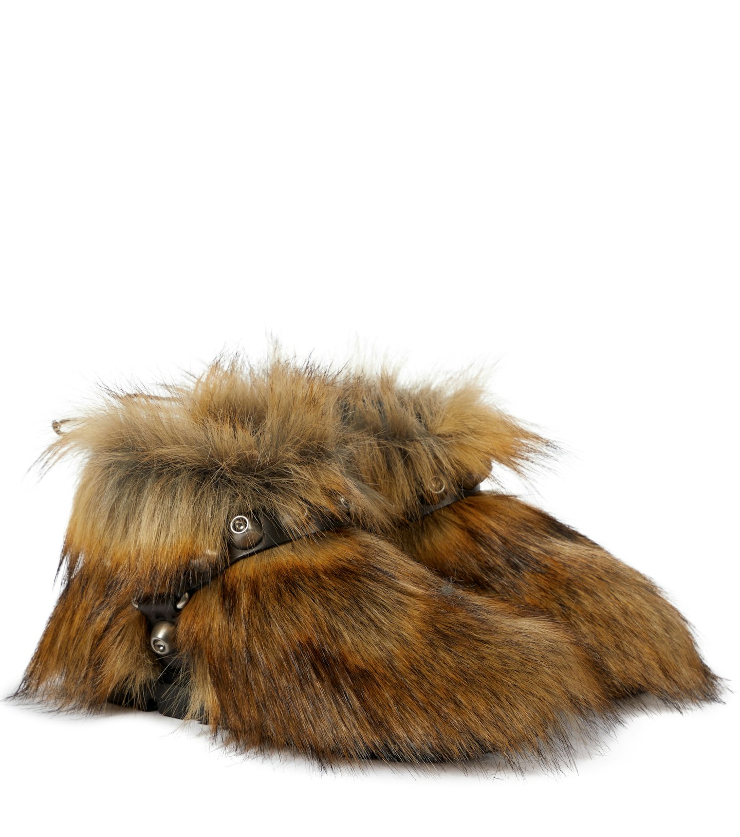 Miu Miu, Harness-Detail Faux-Fur Ankle Boots, £1,050