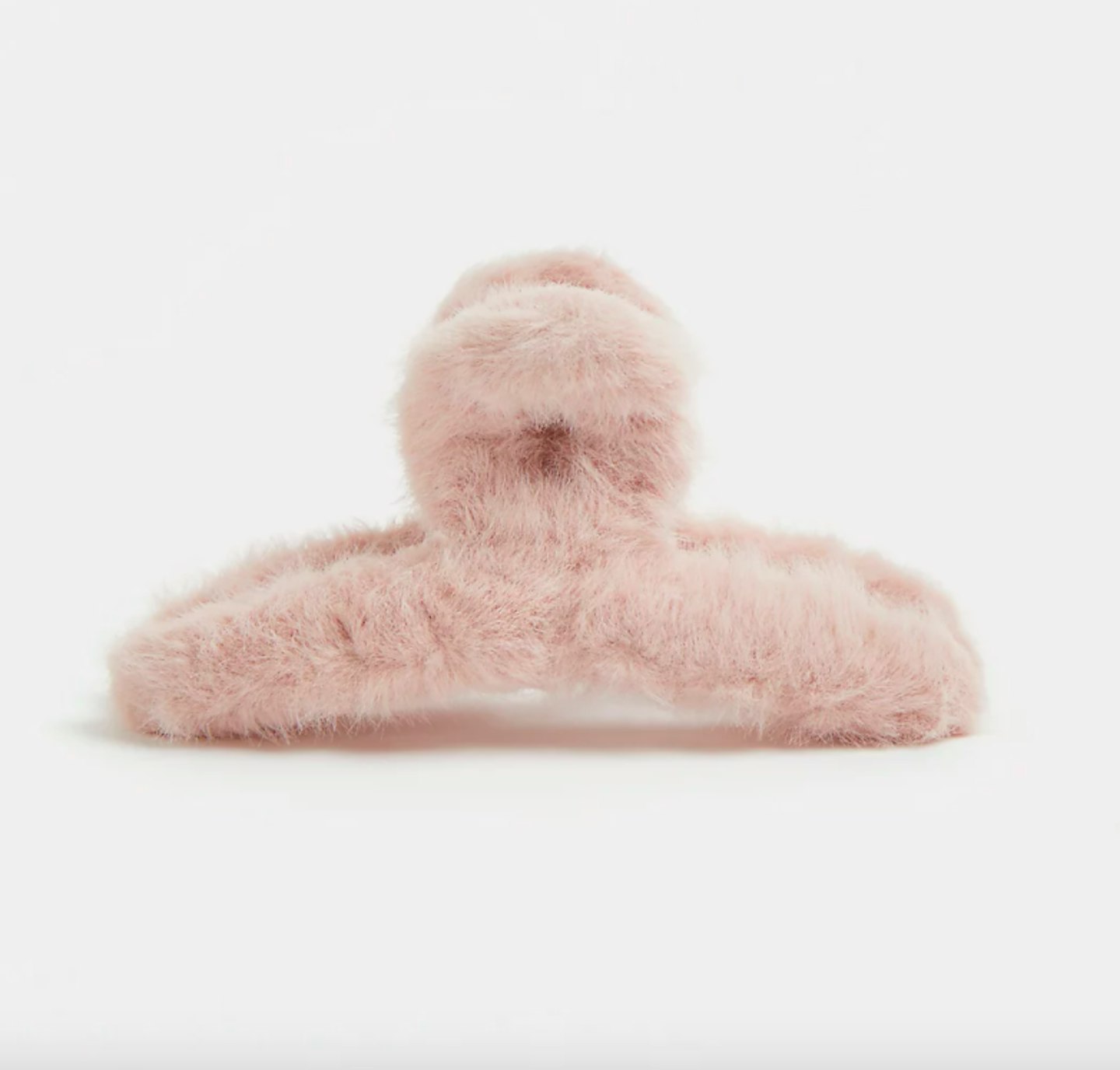 River Island, Pink Faux-Fur Hair Clip, £8