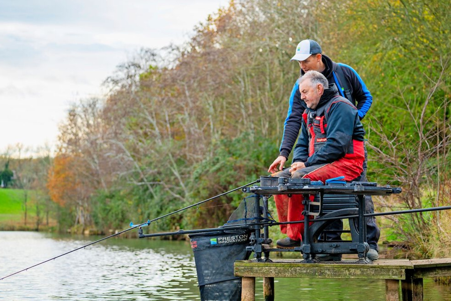It isn’t every day that you get to go fishing with an England international angler