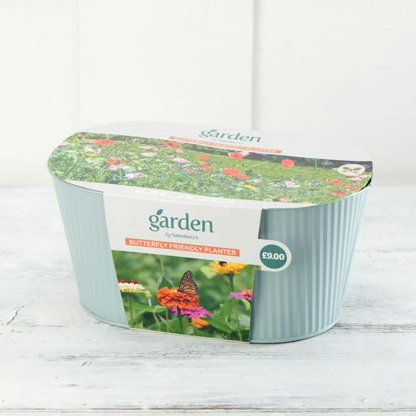 Sainsbury's Butterfly Metal Planter