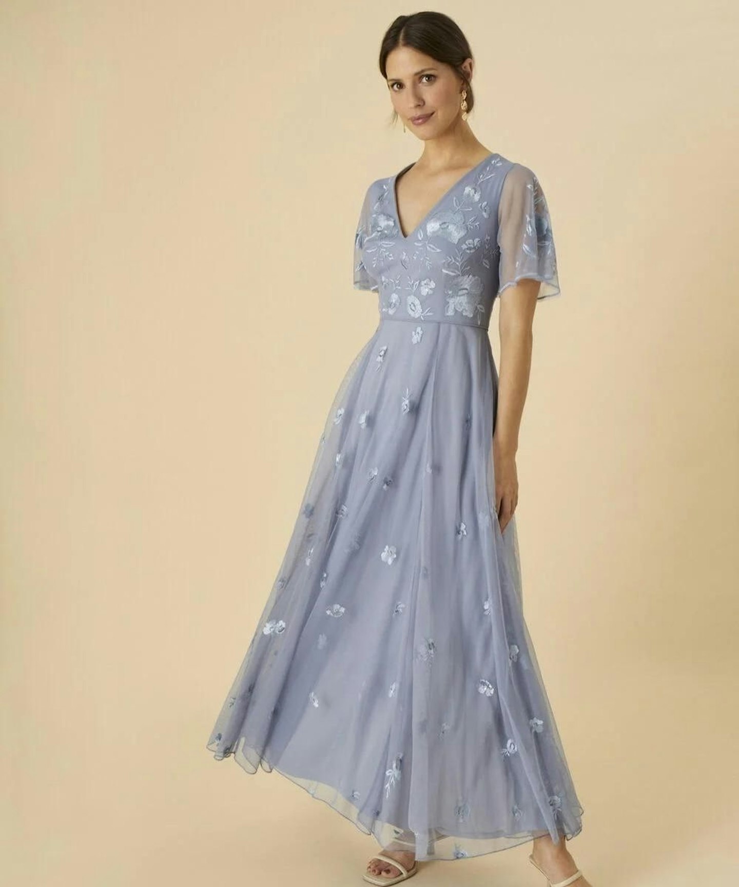 Bree Embroidered Shorter Length Dress
