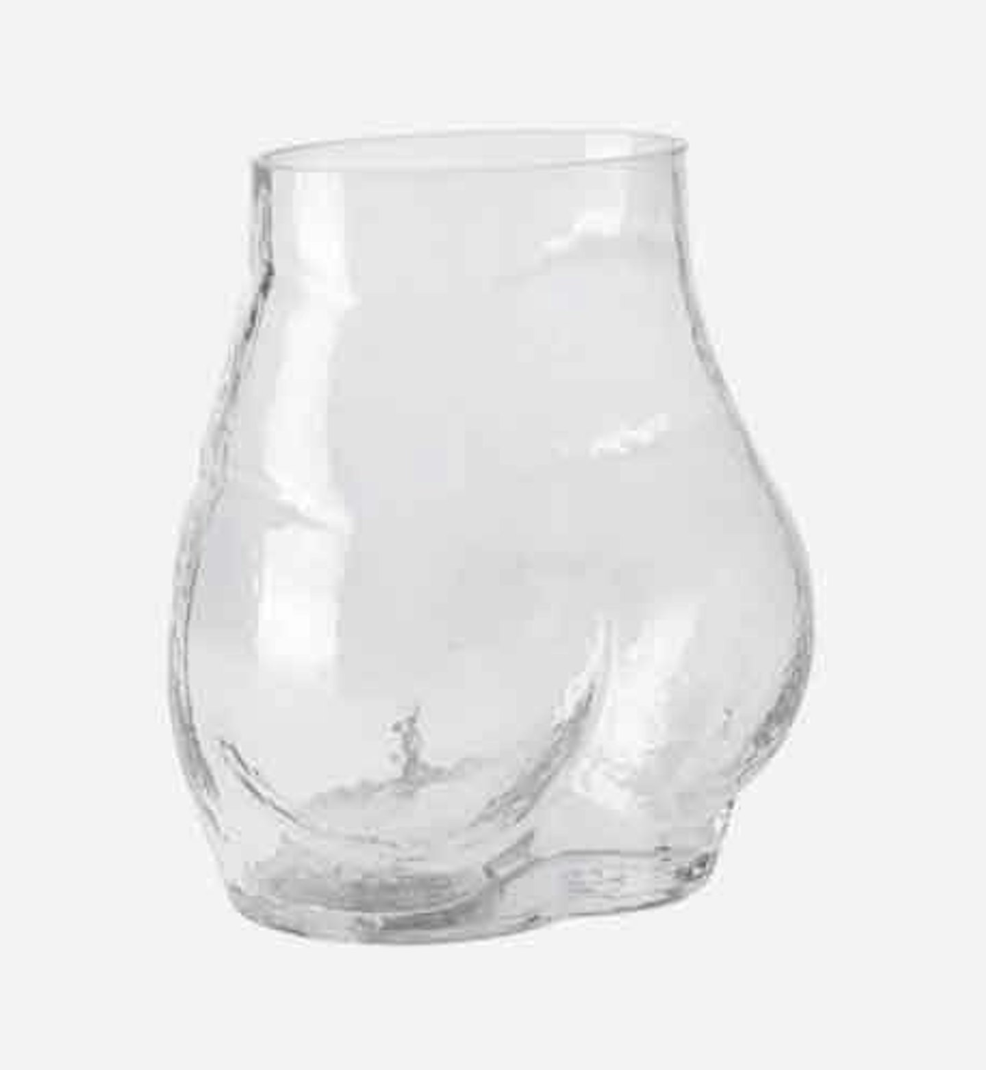 little deer Textured Glass Bum Vase