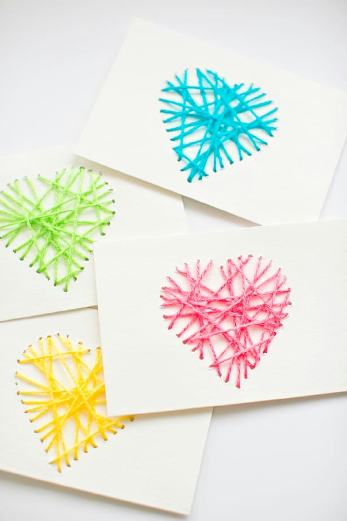 String Heart card