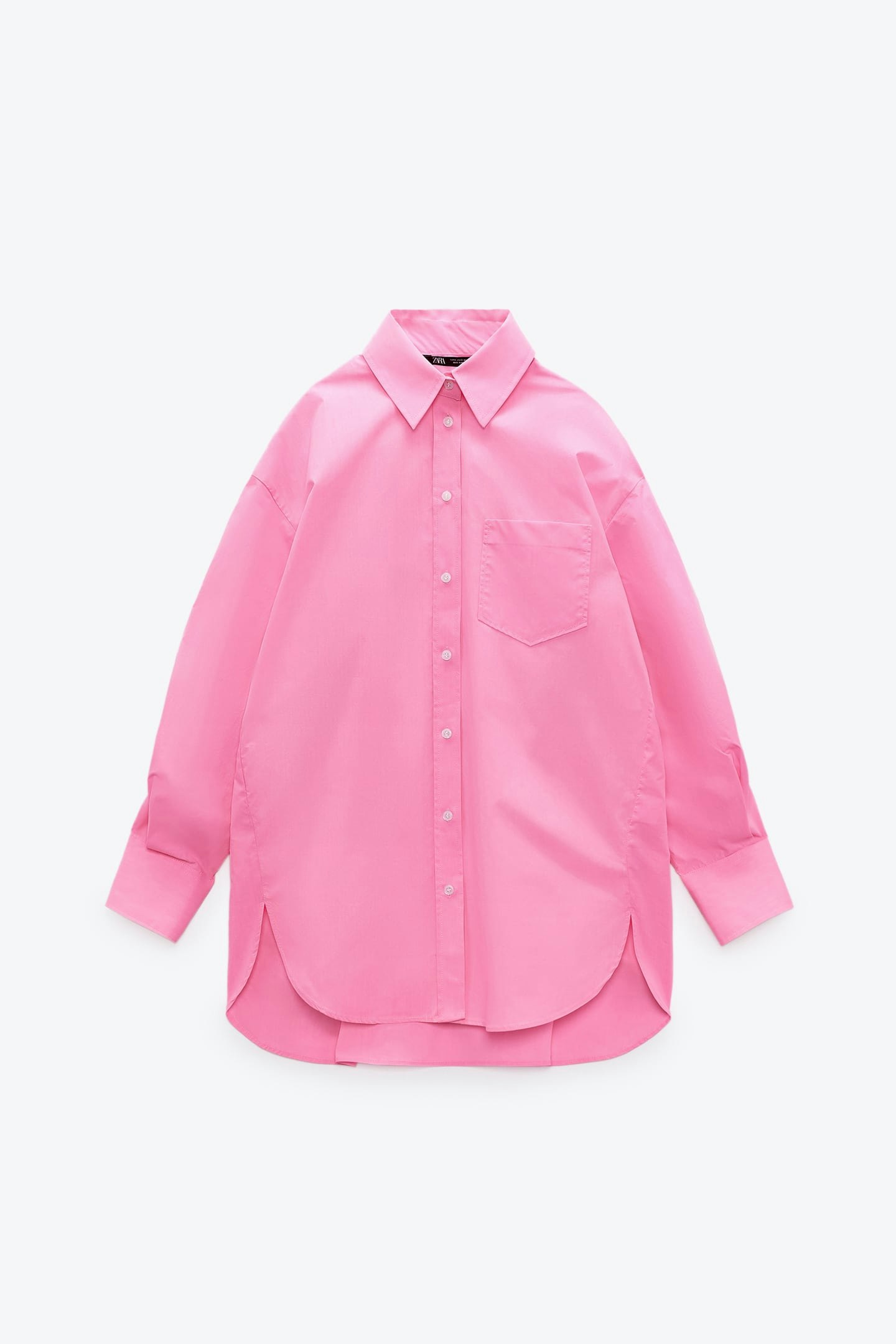 Zara, Pink Poplin Shirt, £27.99