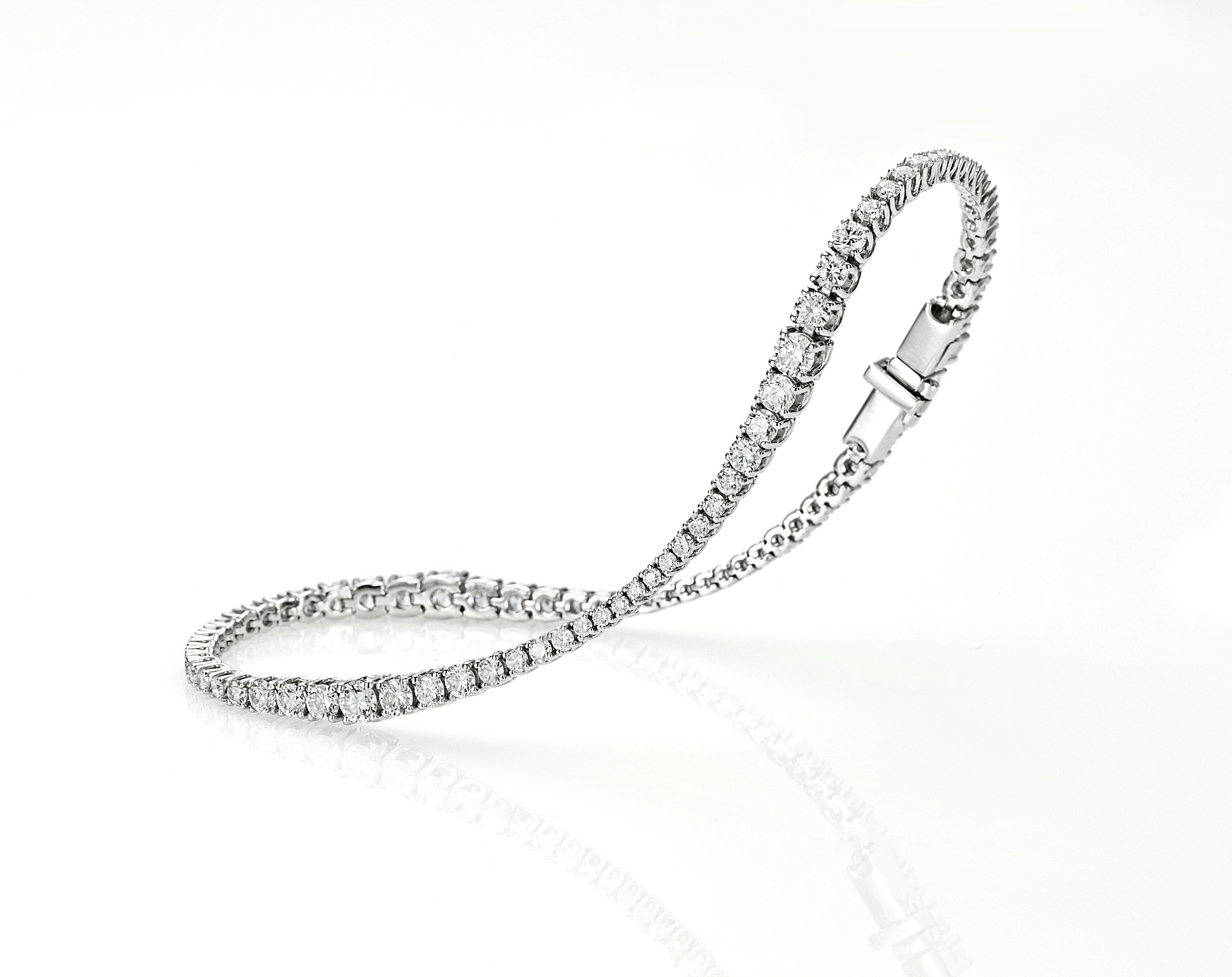 Buy 2ct 3ct 4ct 5ct Diamond Tennis Bracelet 14k Solid Online in India  Etsy