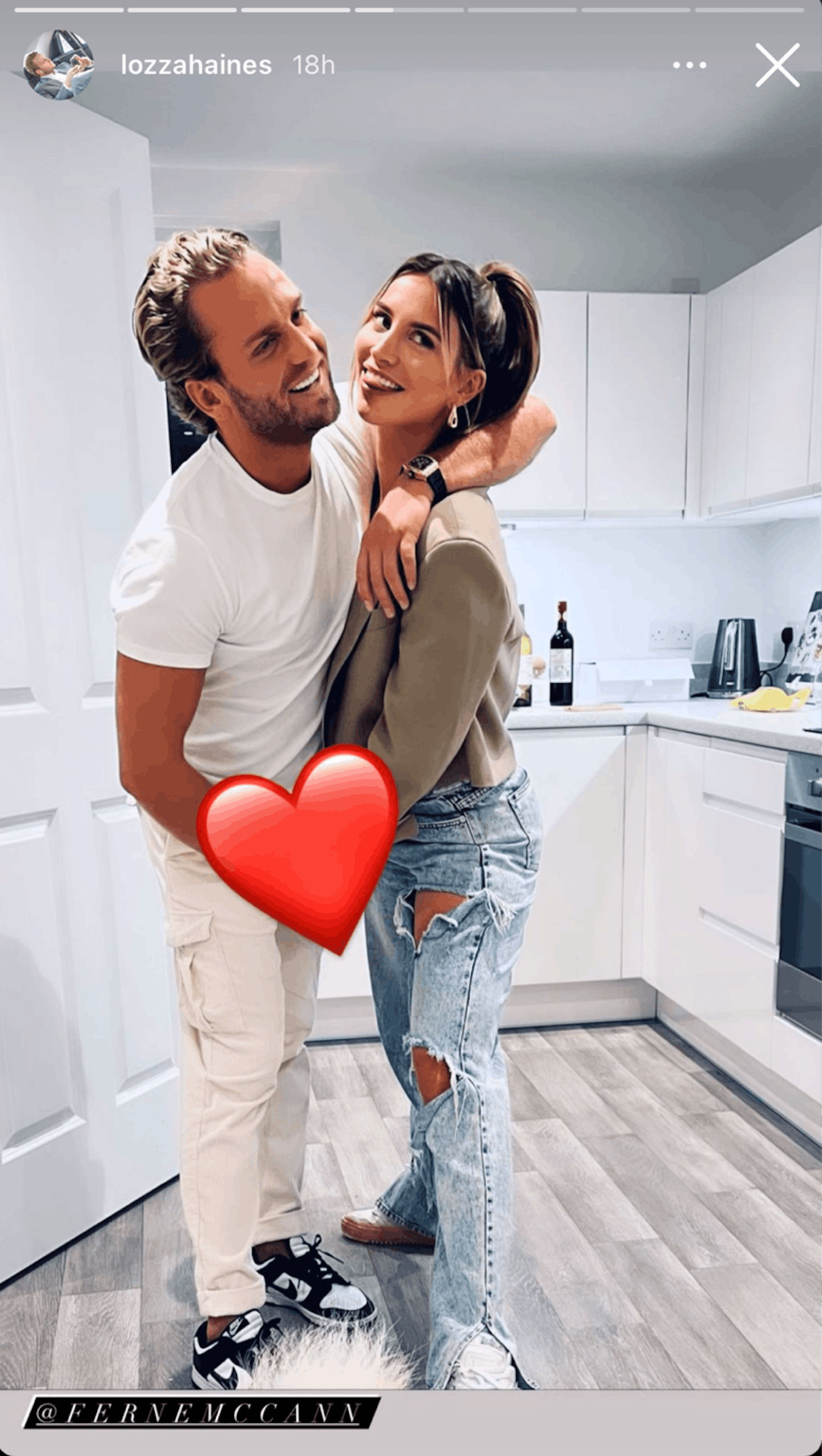 Ferne McCann Lorri Haines engaged