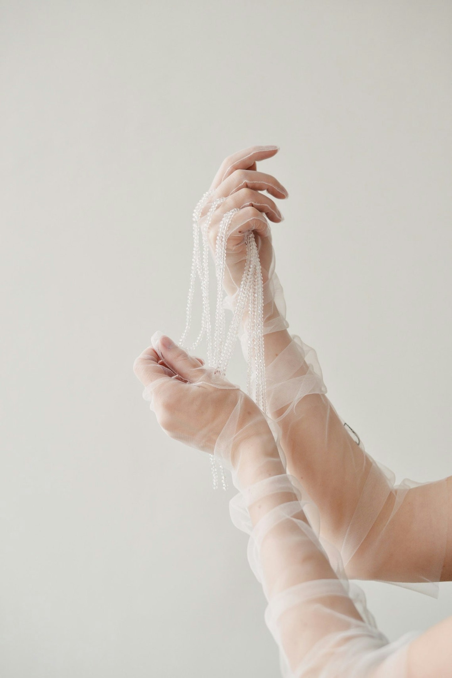 Soft Tulle Wedding Gloves, £37.52