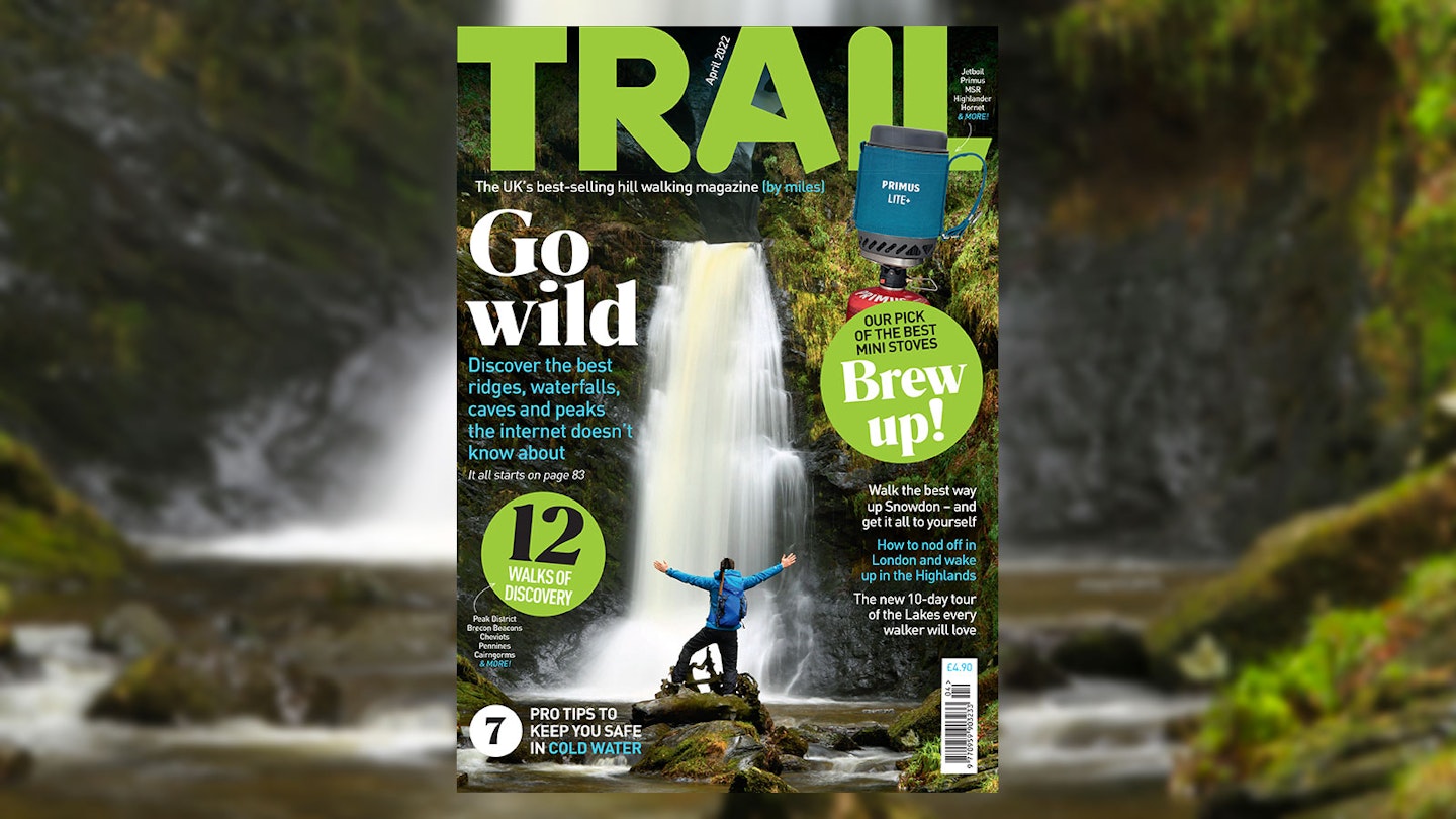 The new April 2022 issue of Trail magazine