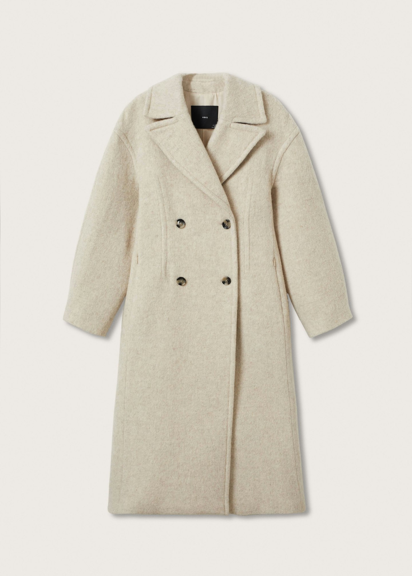 Mango, Double Breasted Wool Coat, £179.99