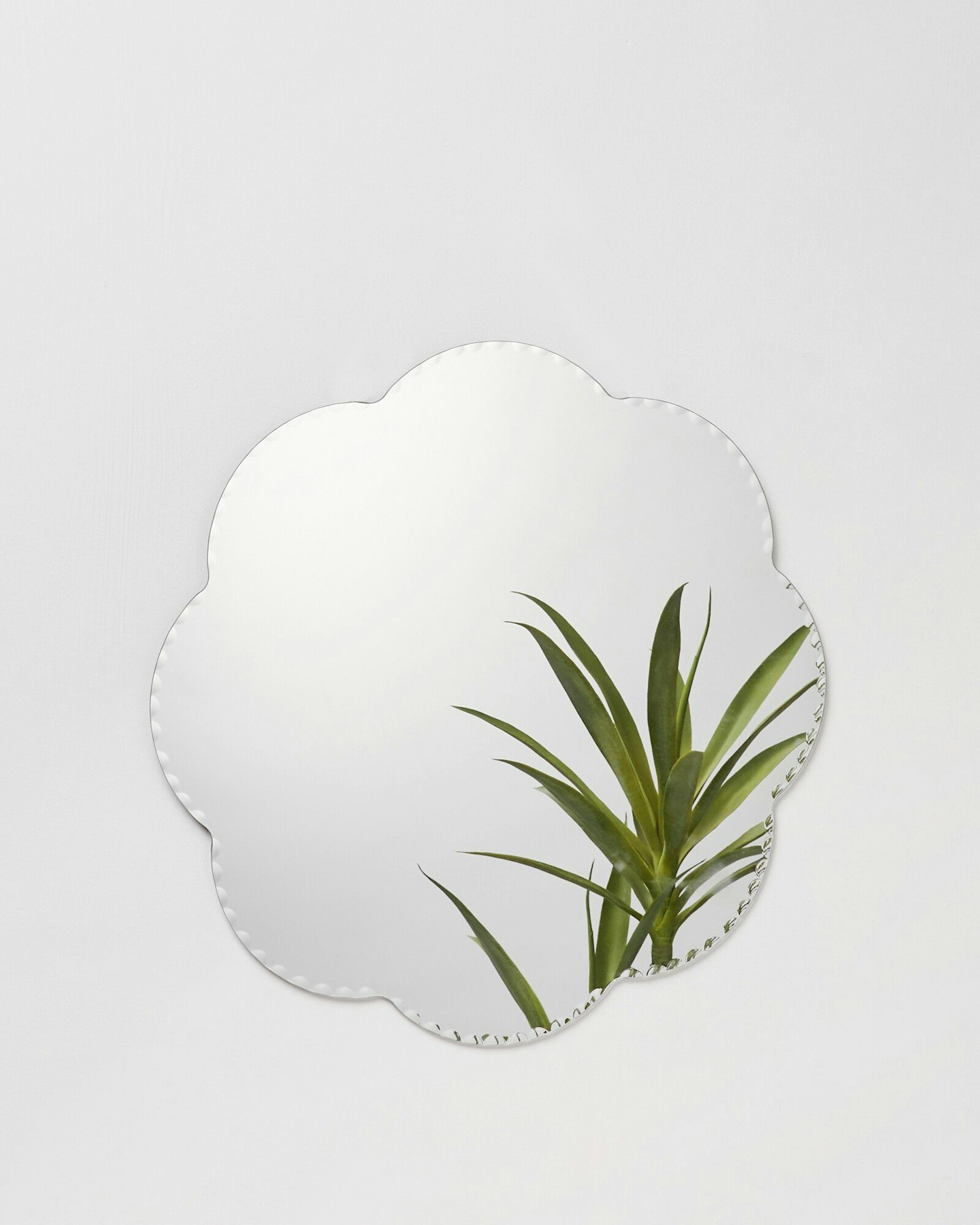 Oliver Bonas, Klara Scallop Flower Hanging Wall Mirror, £98