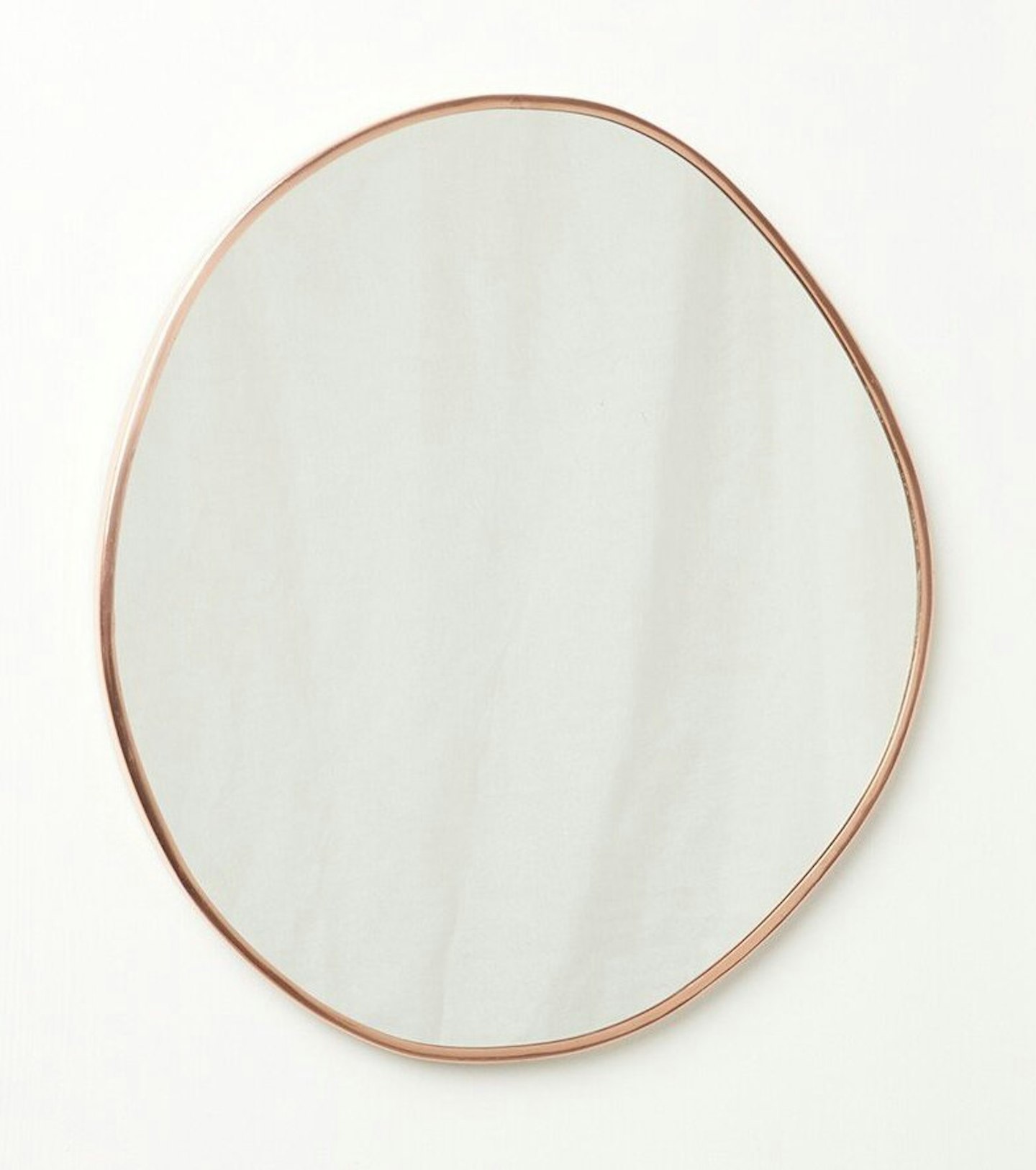 Oliver Bonas, Rose Gold Round Pebble Wall Mirror Large, £75