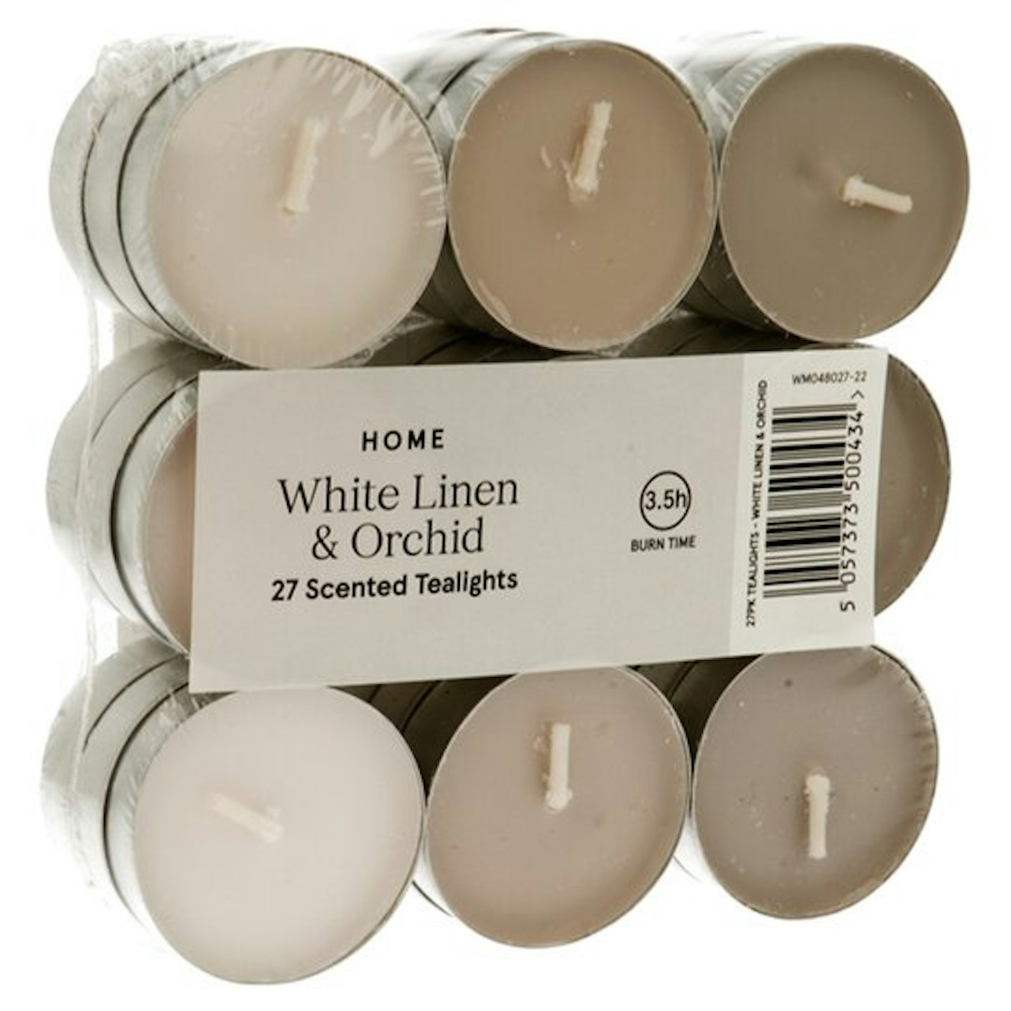 Tesco, White Linen & Orchid 27Pk Tealights, £1.75