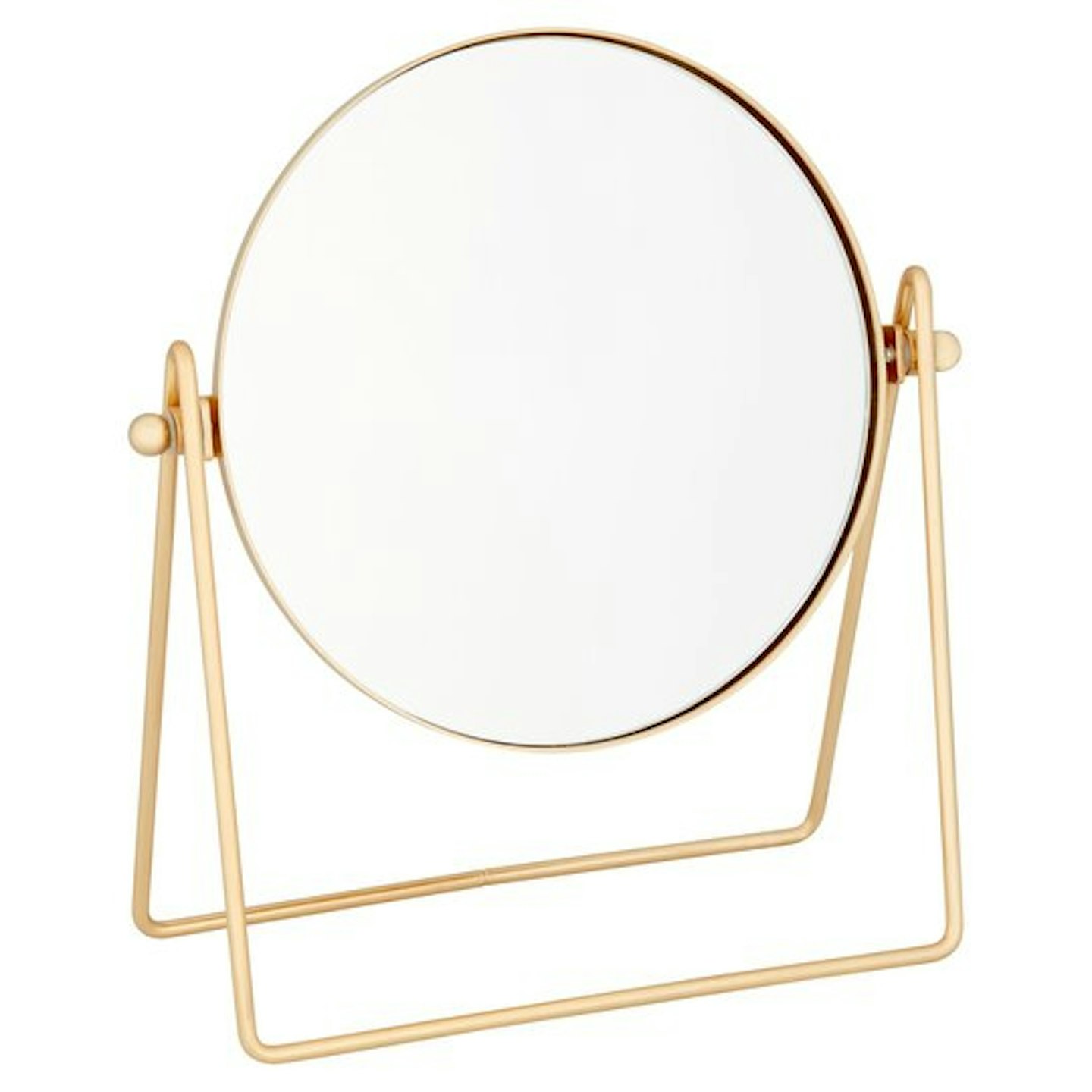 Tesco, Gold Round Mirror, £6