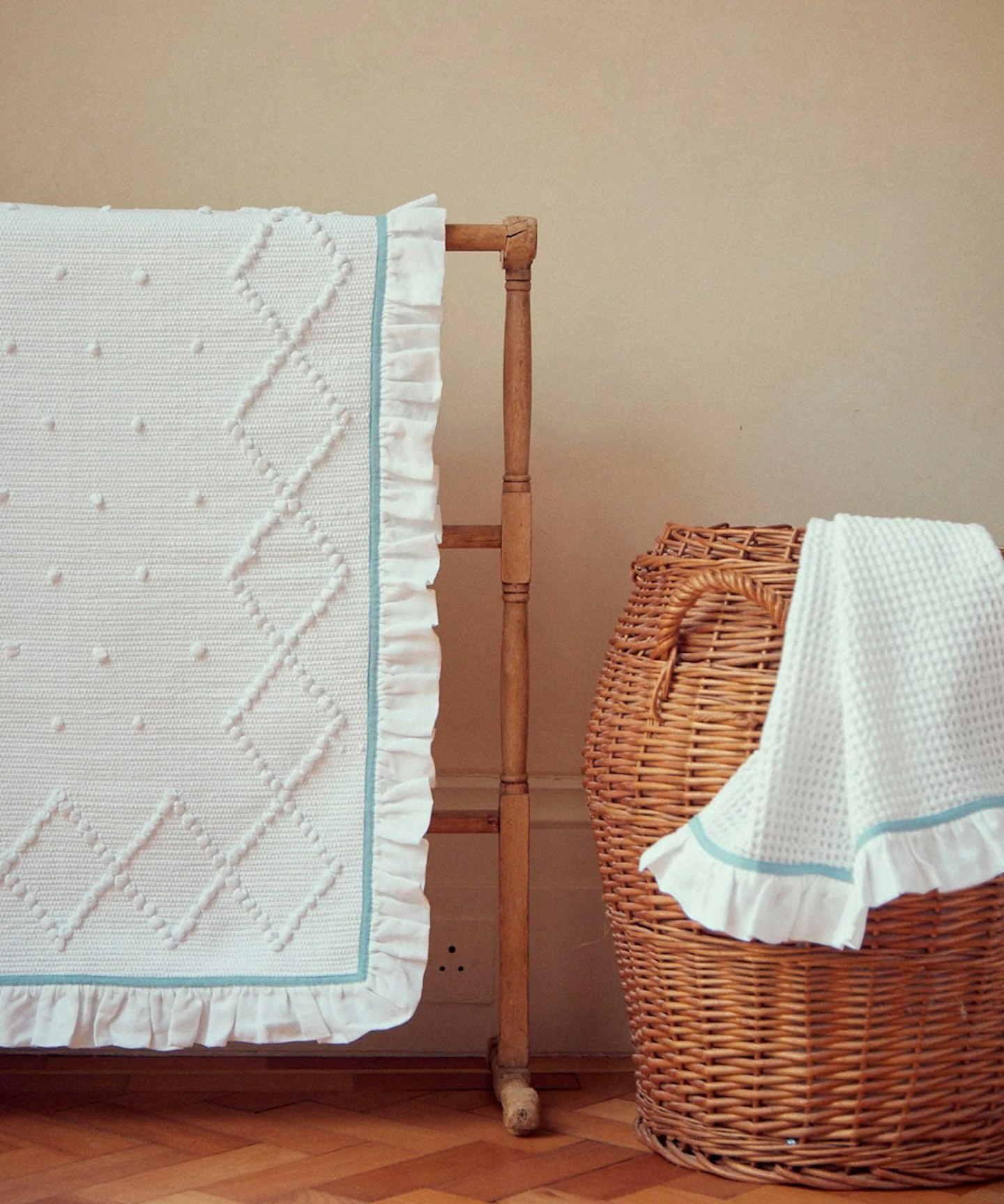 Matilda Goad, Linen Frill Bath Mat, £50